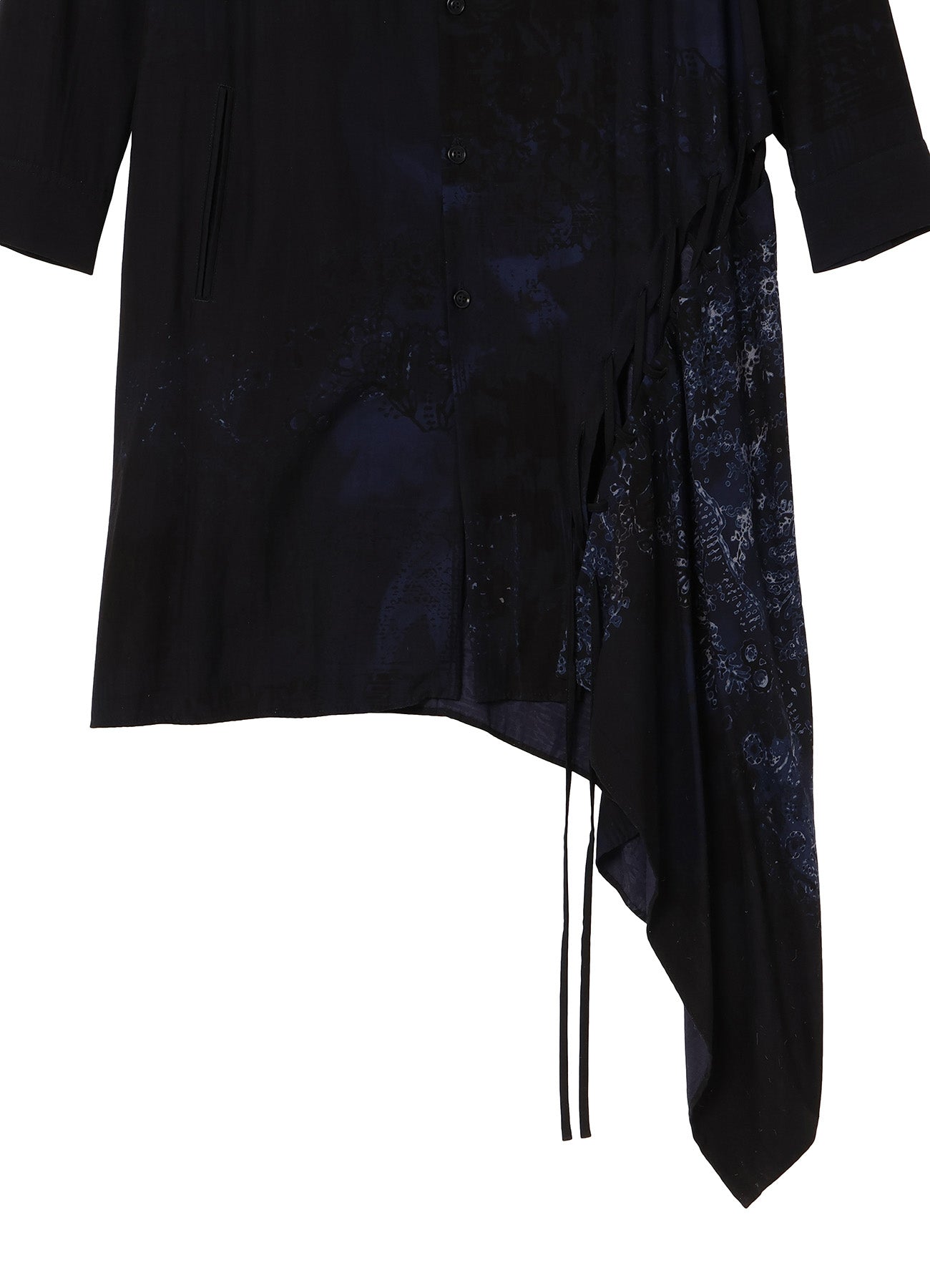 Stylish CU/Twill Lace Design PT Lace-Up Blouse for Women | Elegant Fashion Top for Casual Outings & Date Nights