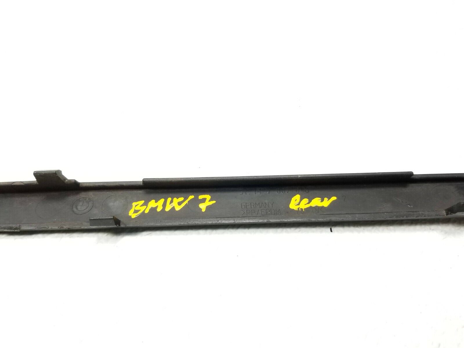 2002-2005 BMW 745i Rear Bumper Trim Molding - Genuine OEM Part for Perfect Fit & Style - Ideal for Car Restoration & Custom Upgrades