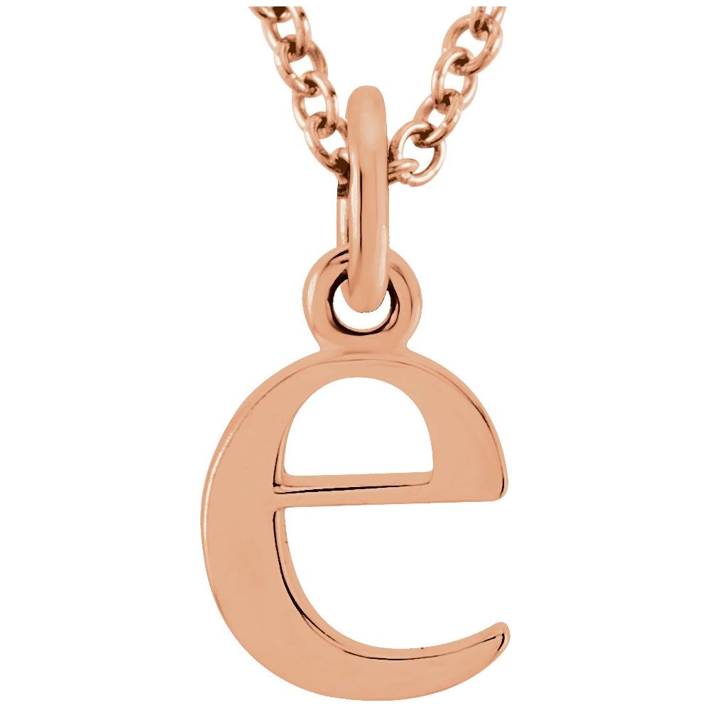 Elegant Gold Lowercase 'e' Initial Choker Necklace - Perfect for Gifts, Parties & Everyday Wear