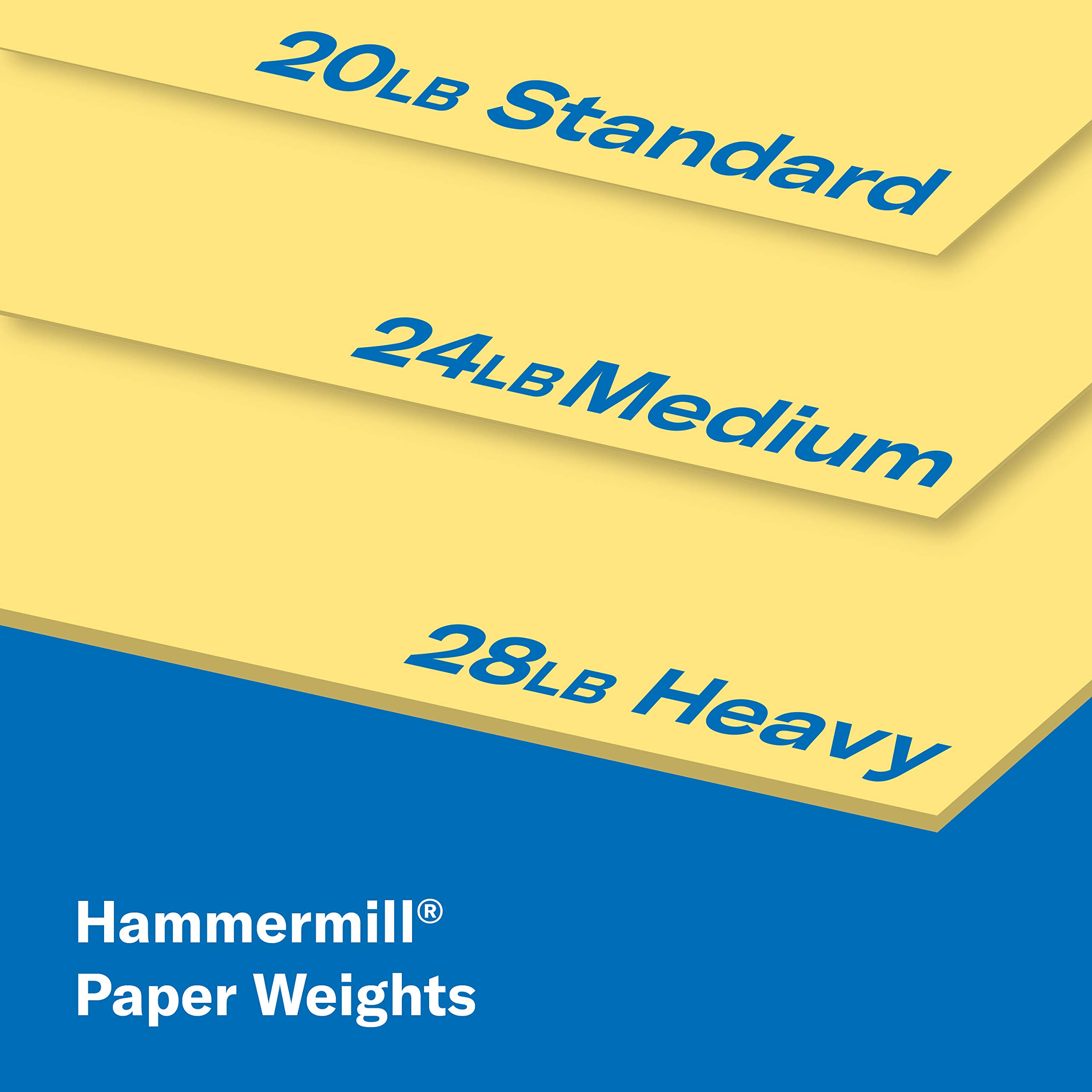 Hammermill 20 lb Buff Colored Printer Paper, 8.5 x 11 Inches - 10 Reams (5,000 Sheets) Pastel Paper for Office, School & Craft Projects - Made in USA, Item 103325C