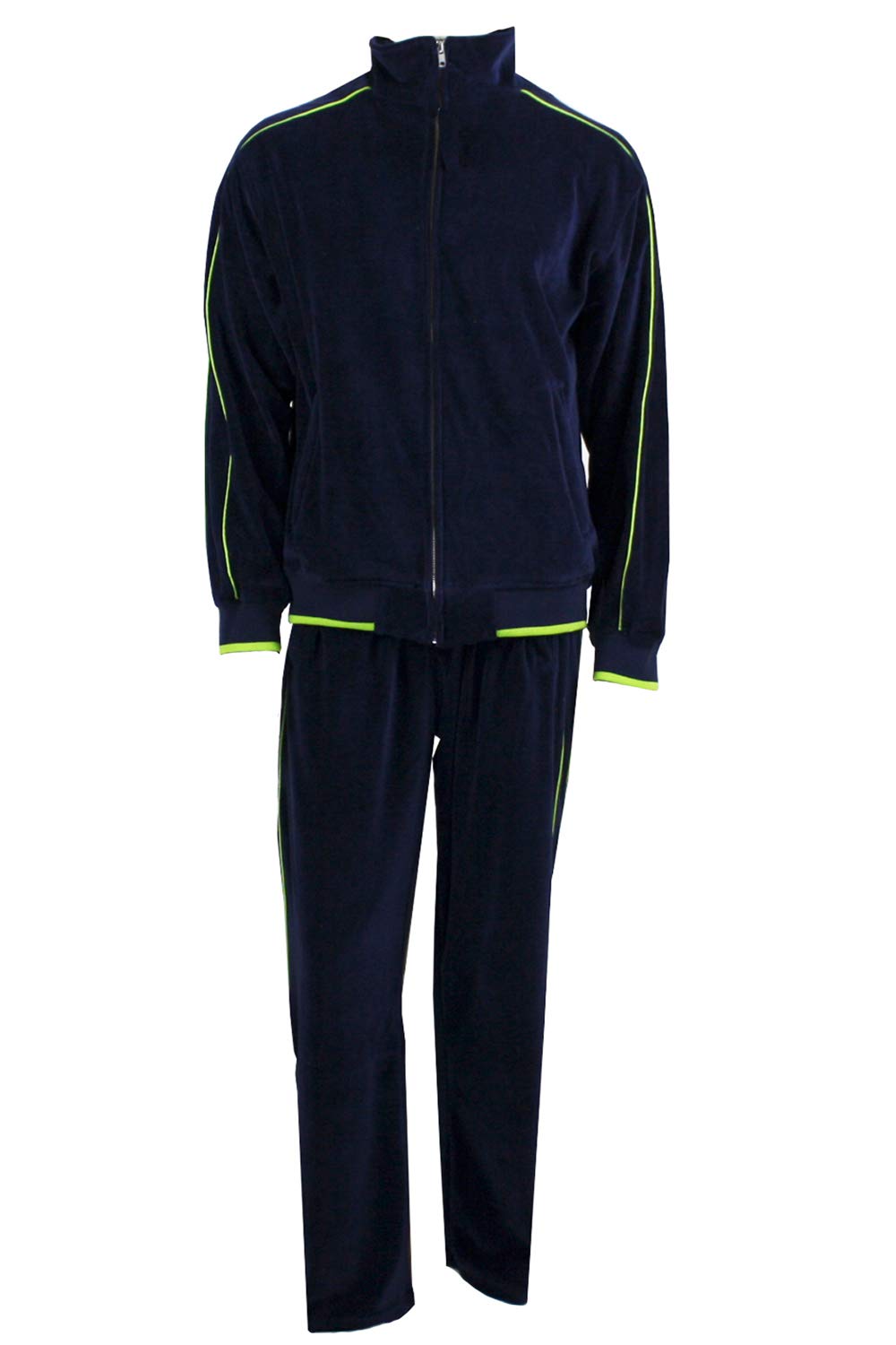 Men's Velour Tracksuit Set - Soft & Comfortable Sweatsedo Jogging Suit for Lounge, Gym & Casual Wear