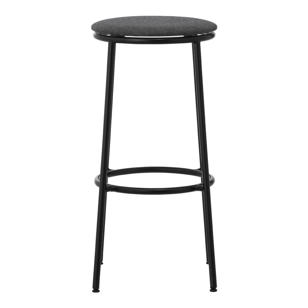 Circa Bar Stool - Upholstered Counter Height Stool with Padded Seat - Modern Kitchen & Bar Furniture for Home, Restaurant, and Cafe Use