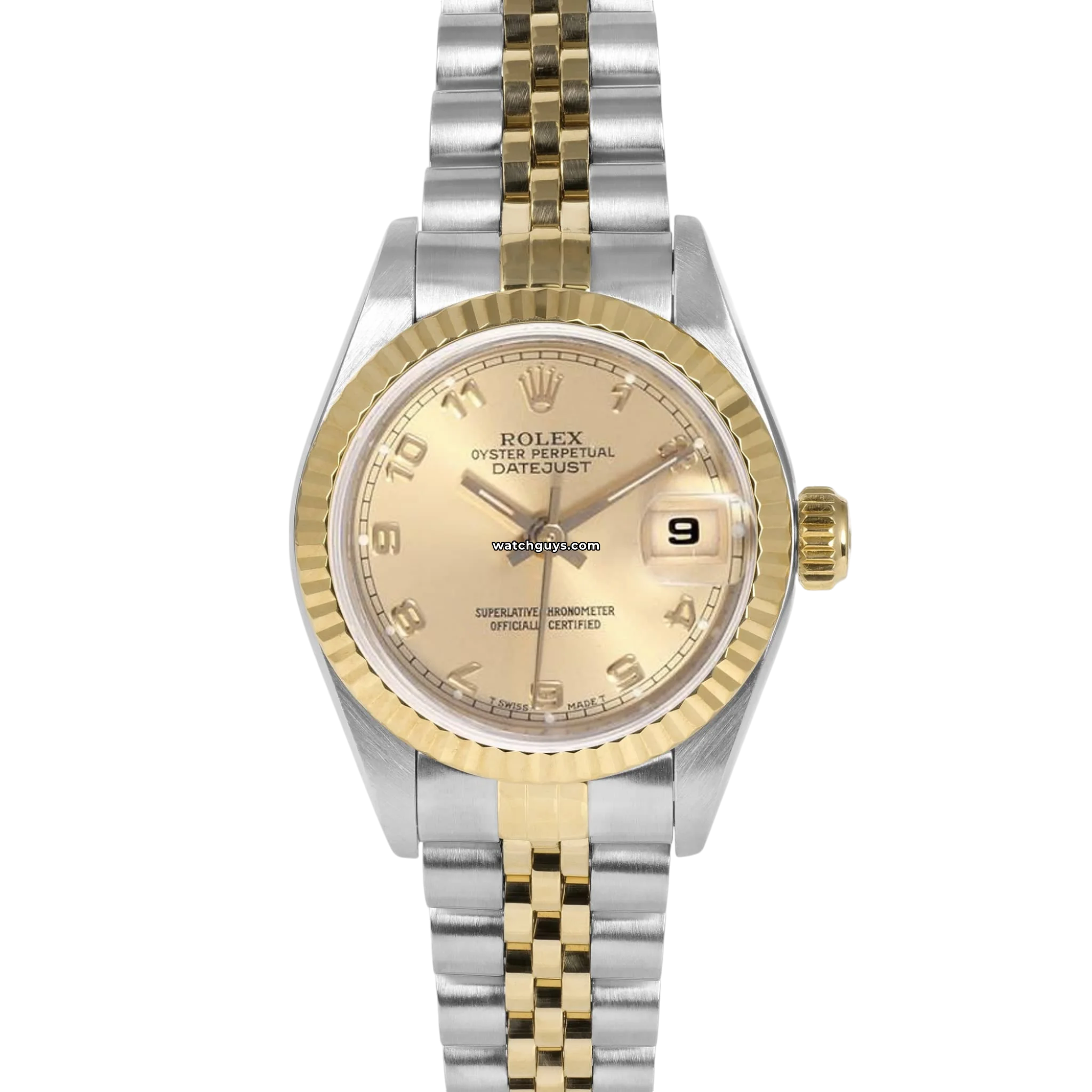 Rolex Datejust 79173 Ladies Watch - 18K Gold & Stainless Steel, Champagne Dial, Automatic Movement - Perfect for Business, Parties & Luxury Gifts