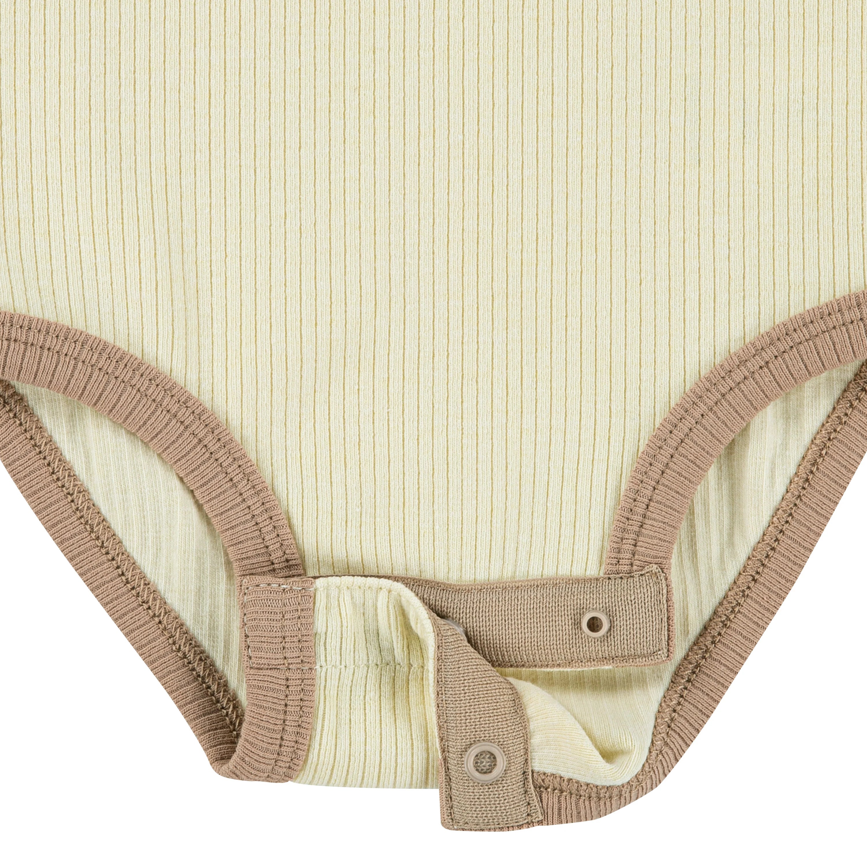 Jordan® 2-Piece Ribbed Bodysuit Set for Baby - Soft Beige Outfit (12-24 Months) | Comfortable Cotton Romper for Playtime & Photo Shoots