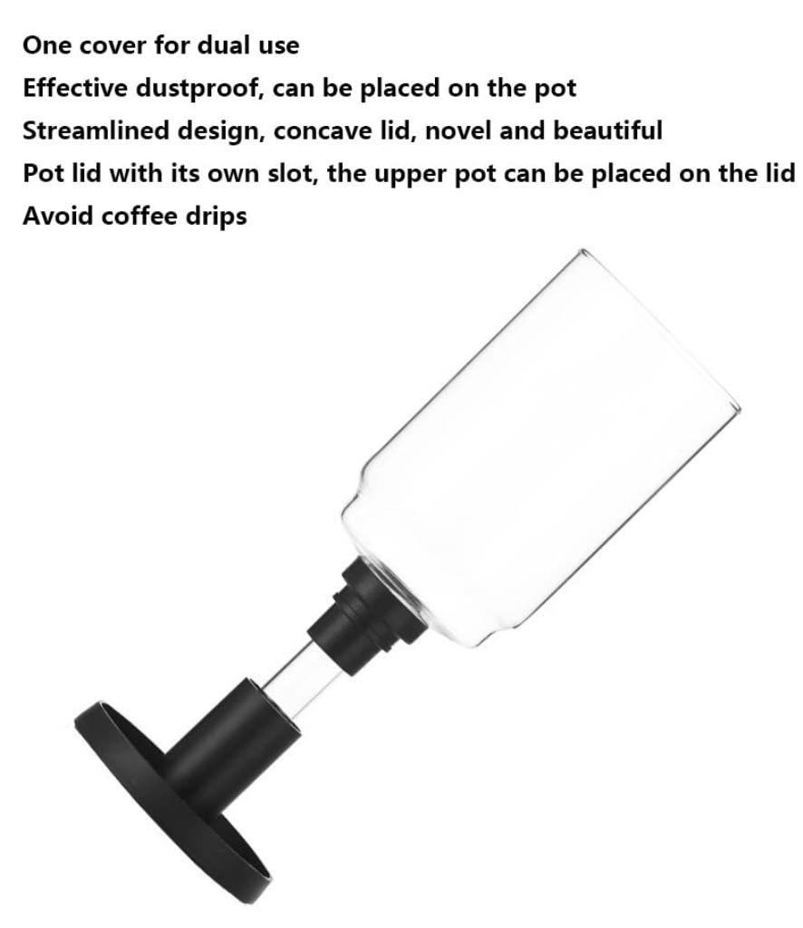 Premium Syphon Coffee Maker with Alcohol Lamp - High-Temperature Resistant Glass Brewer for 3-5 Servings (3-Person Capacity) - Perfect for Home Brewing, Coffee Shops & Gifts