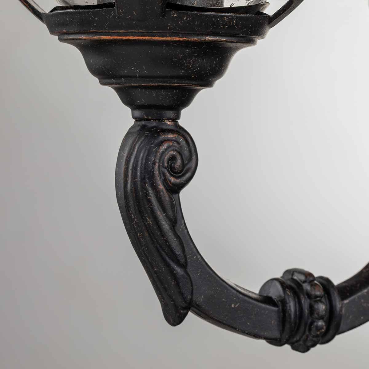 Cleveland 1 Uplight Small Bronze Outdoor Wall Light - Waterproof Exterior Sconce for Patio, Garden, Porch & Entryway Lighting