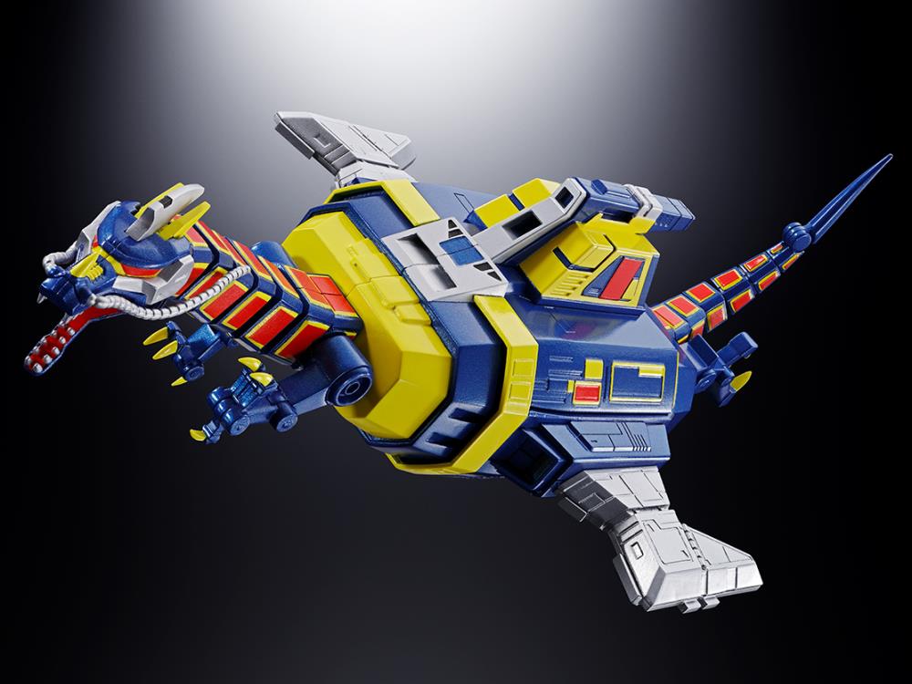 Bandai Soul of Chogokin GX-106 Denshi Seijyu Dol & Guillan Enban Space Sheriff Gavan Collectible Action Figure - Perfect for Anime Fans & Sci-Fi Collectors Display