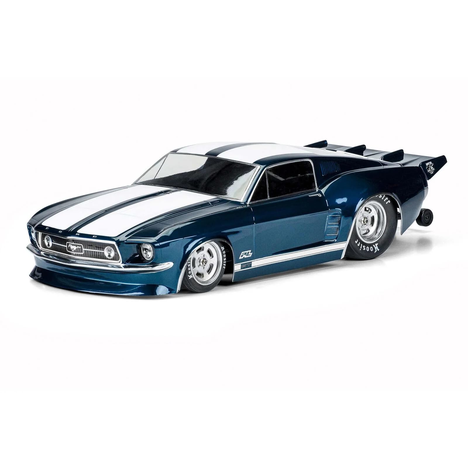 Pro-Line Racing 1967 Ford Mustang Clear Body for SC Drag PRO357300 - 1/10 Scale RC Car Body with Decals - Perfect for Drag Racing & Custom RC Builds