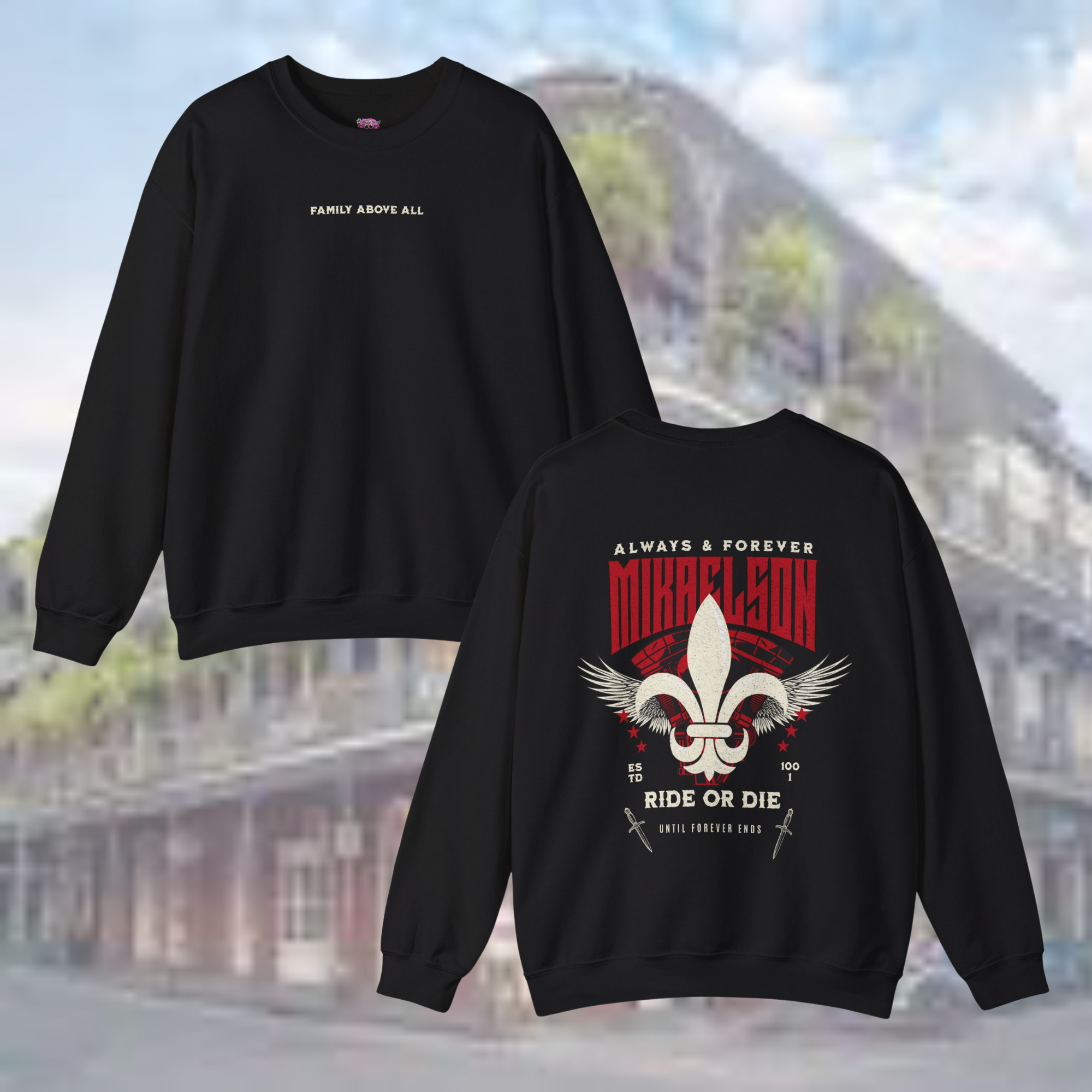 Ride Or Die Crewneck Sweatshirt - Trendy Unisex Pullover for Streetwear & Casual Outfits | Perfect for Everyday Wear, Gym, and Urban Fashion