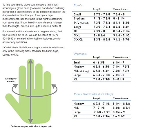 Bionic Men's Right Hand Racquetball Glove - Premium Grip & Breathable Design for Racquetball, Squash & Handball - Ideal for Sports & Training