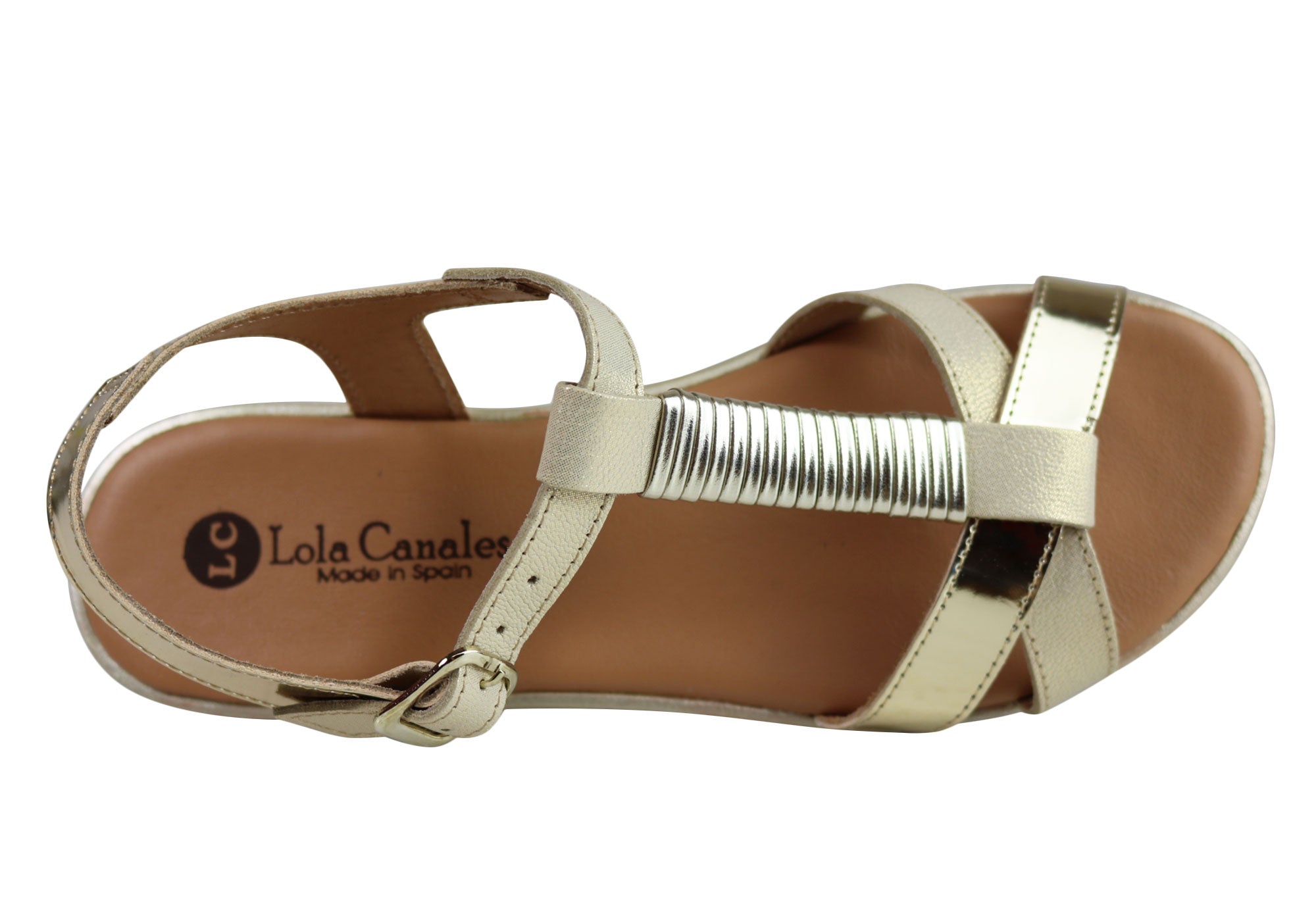 Lola Canales Gina Women's Comfortable Leather Sandals - Handmade in Spain - Perfect for Summer, Beach & Casual Outings