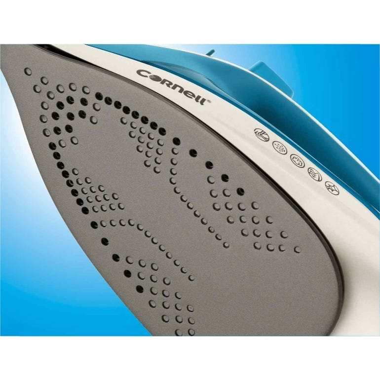 Cornell CSIS1601S 1600W Steam Iron for Clothes - Powerful Steam Output for Wrinkles Removal, Perfect for Home & Travel Use