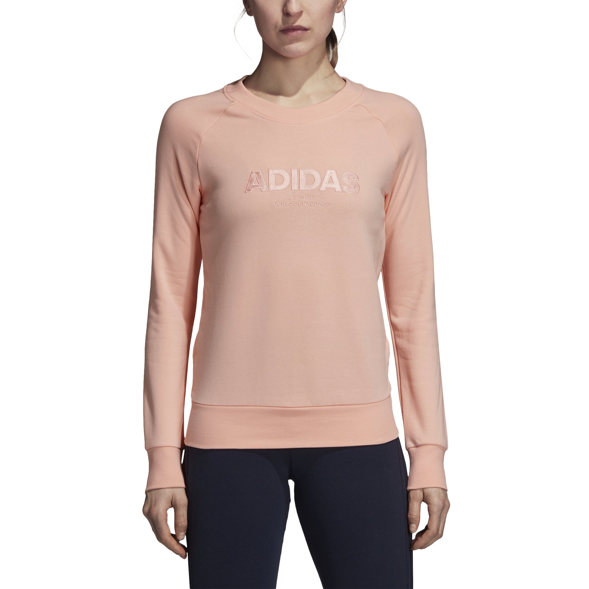 Adidas Women's Essentials All-Season Sports Sweater - Breathable, Comfortable & Stylish Activewear for Running, Yoga & Casual Wear