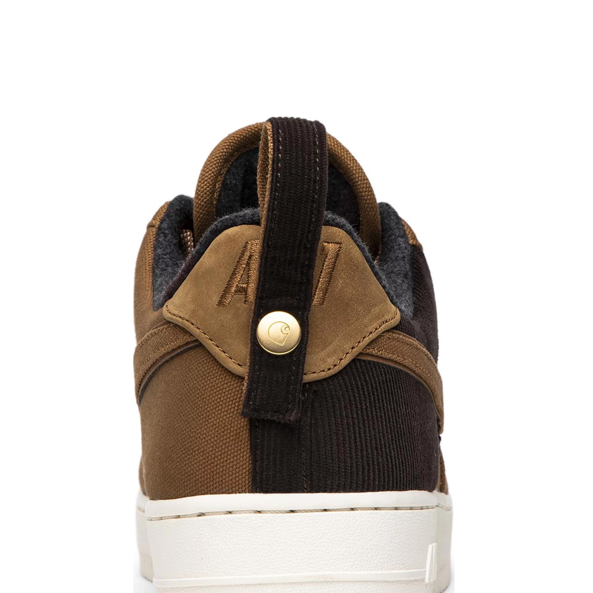Nike Air Force 1 x Carhartt WIP 'Ale Brown' Sneakers (2018) - Men's Streetwear Fashion Shoes for Urban Style & Casual Wear