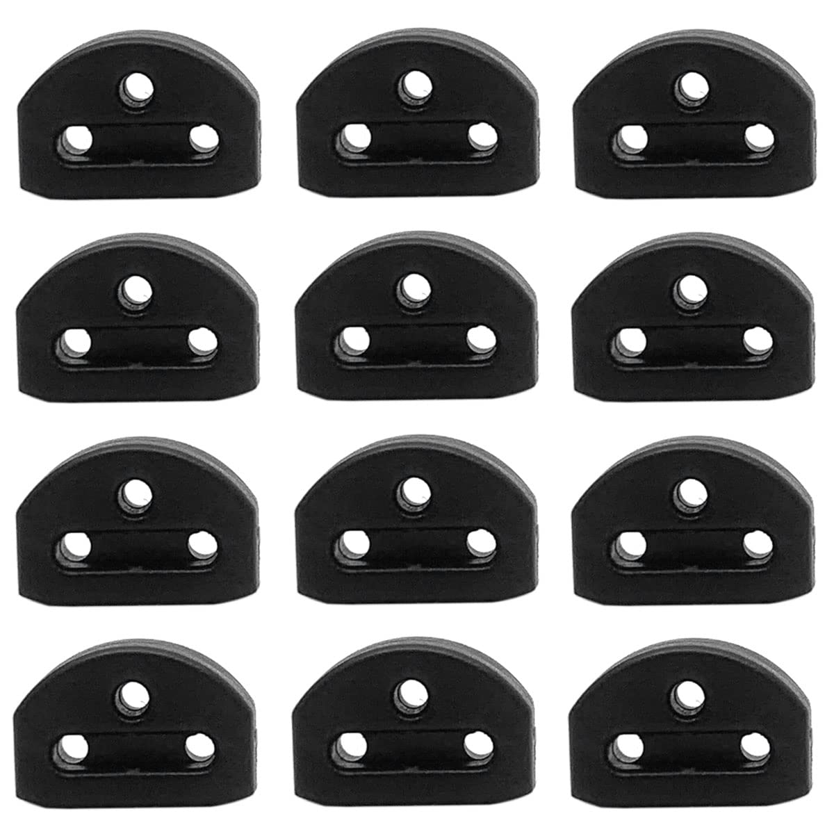 12pcs Black Guitar String Ties Bridge Beads for Acoustic & Classical Nylon String Guitars - Secure Strings & Reduce Slippage for Smooth Playing