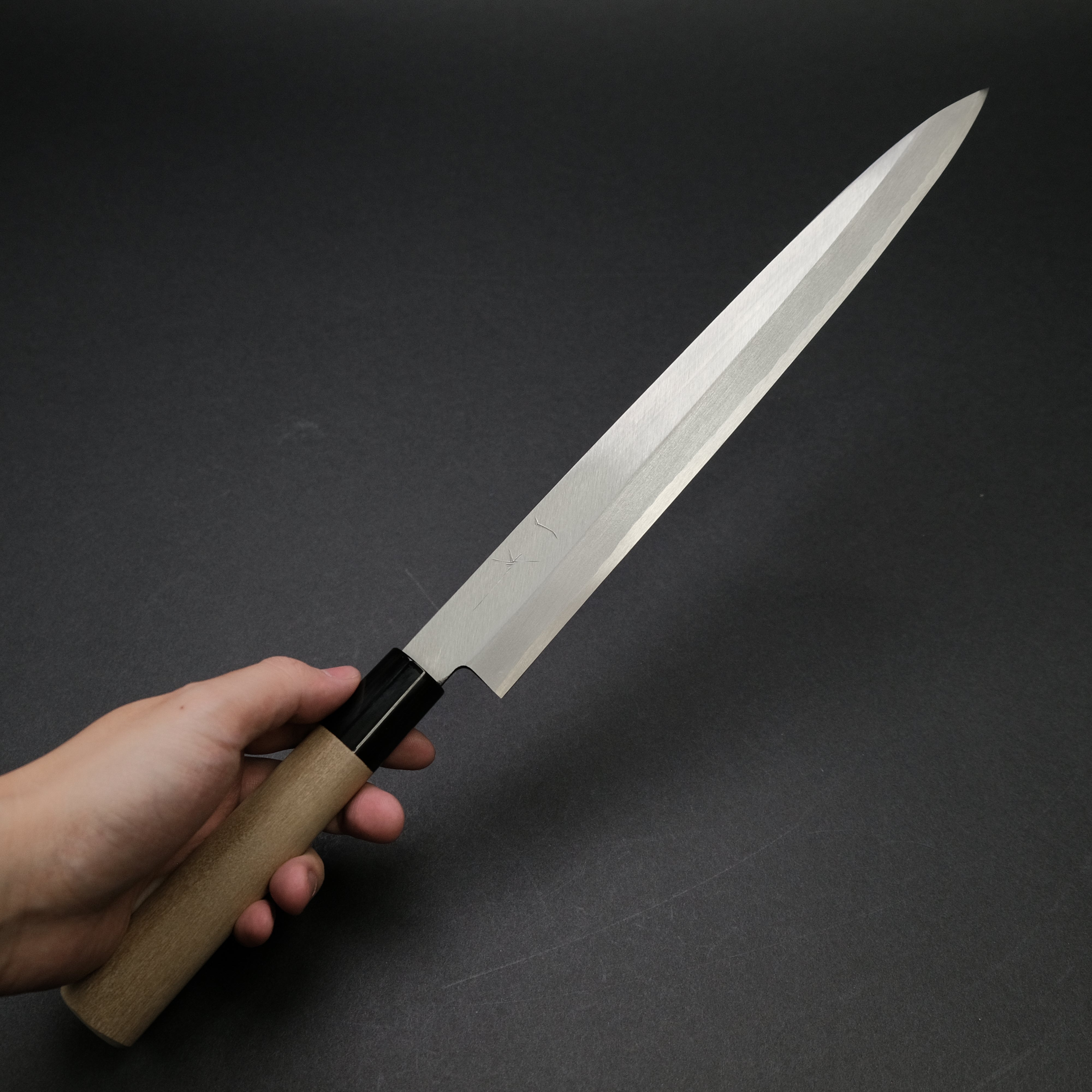 Hitohira Gorobei Blue #2 Yanagiba 300mm Japanese Sushi Knife - Premium Ho Wood Handle for Professional Chefs & Sushi Masters - Perfect for Slicing Raw Fish, Sashimi & Precision Cutting