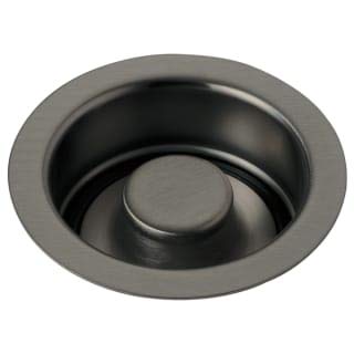 Delta Faucet Disposal and Flange Kitchen Sink Strainer Stopper - Black Stainless Steel - Perfect for Kitchen Sink Drain Protection and Waste Disposal Systems