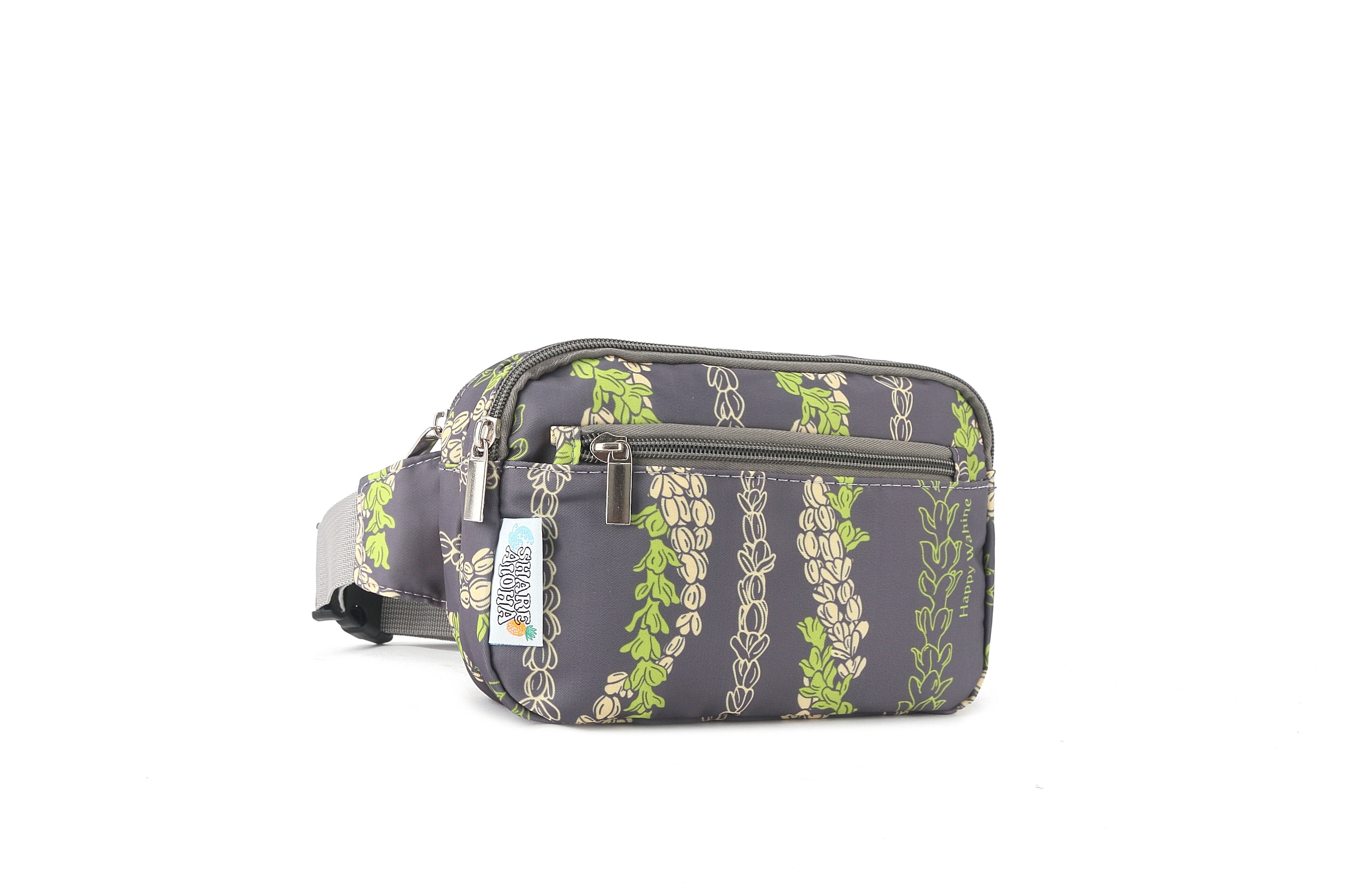 Kasie Pakalana Grey Belt Bag - Waist Pack Fanny Pack for Women & Men - Perfect for Running, Travel, Hiking & Everyday Use