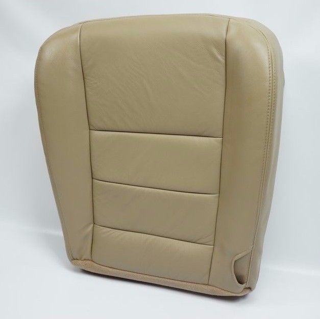 2002-2007 Ford F250 F350 Lariat Bottom Seat Cover - Tan Leather Replacement for Passenger Side | Durable & Comfortable for Trucks, Road Trips & Daily Commutes
