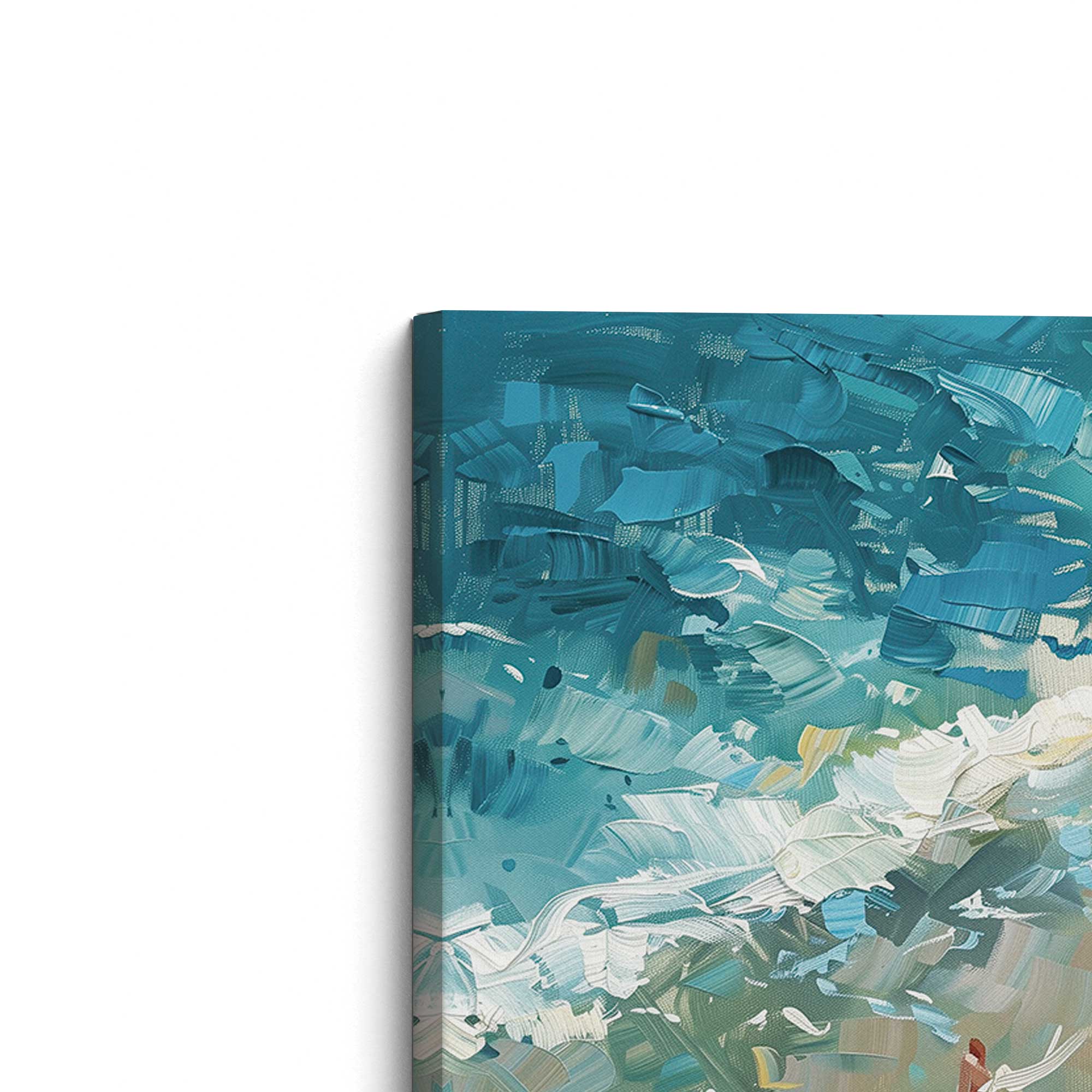 Coastal Harmony Large Canvas Print - Stunning Beach Wall Art for Living Room, Bedroom & Office Decor