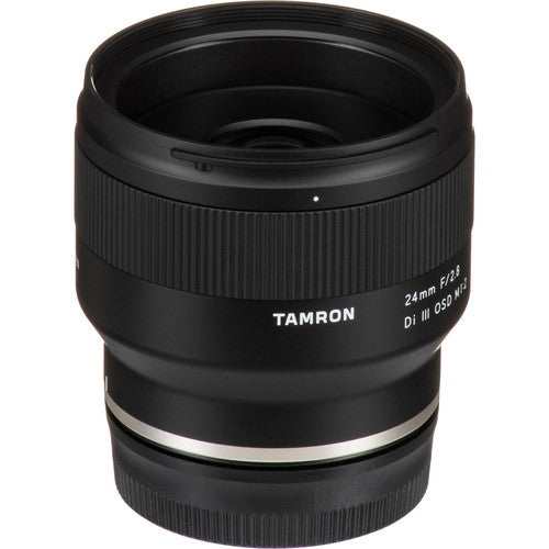 Tamron 24mm f/2.8 Di III OSD M 1:2 Lens for Sony E Mount - Wide Angle Prime Lens for Portrait, Street & Low Light Photography | Compatible with Sony A7, A9, A6000 Series