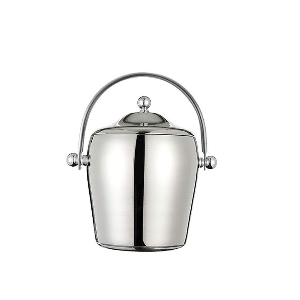 Premium Stainless Steel Champagne Ice Bucket - Thickened & Portable for Wine, Drinks, and Beverages - Perfect for Parties, Weddings, Camping, and Hotel Use