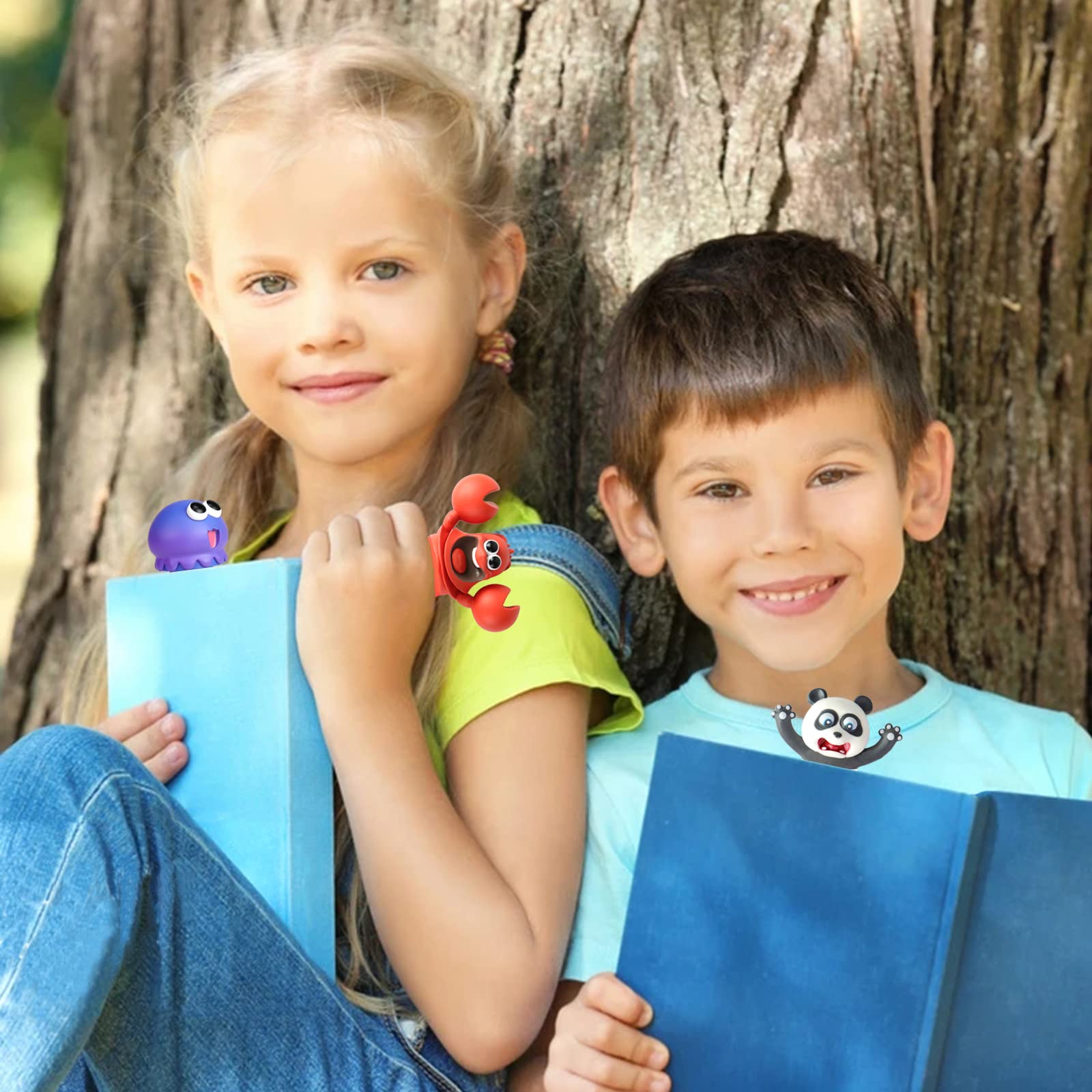3D Animal Bookmarks for Kids & Book Lovers - Unique Fun Book Accessories for Reading, Gifts & School Supplies | Perfect for Book Clubs, Classroom Rewards & Reading Motivation