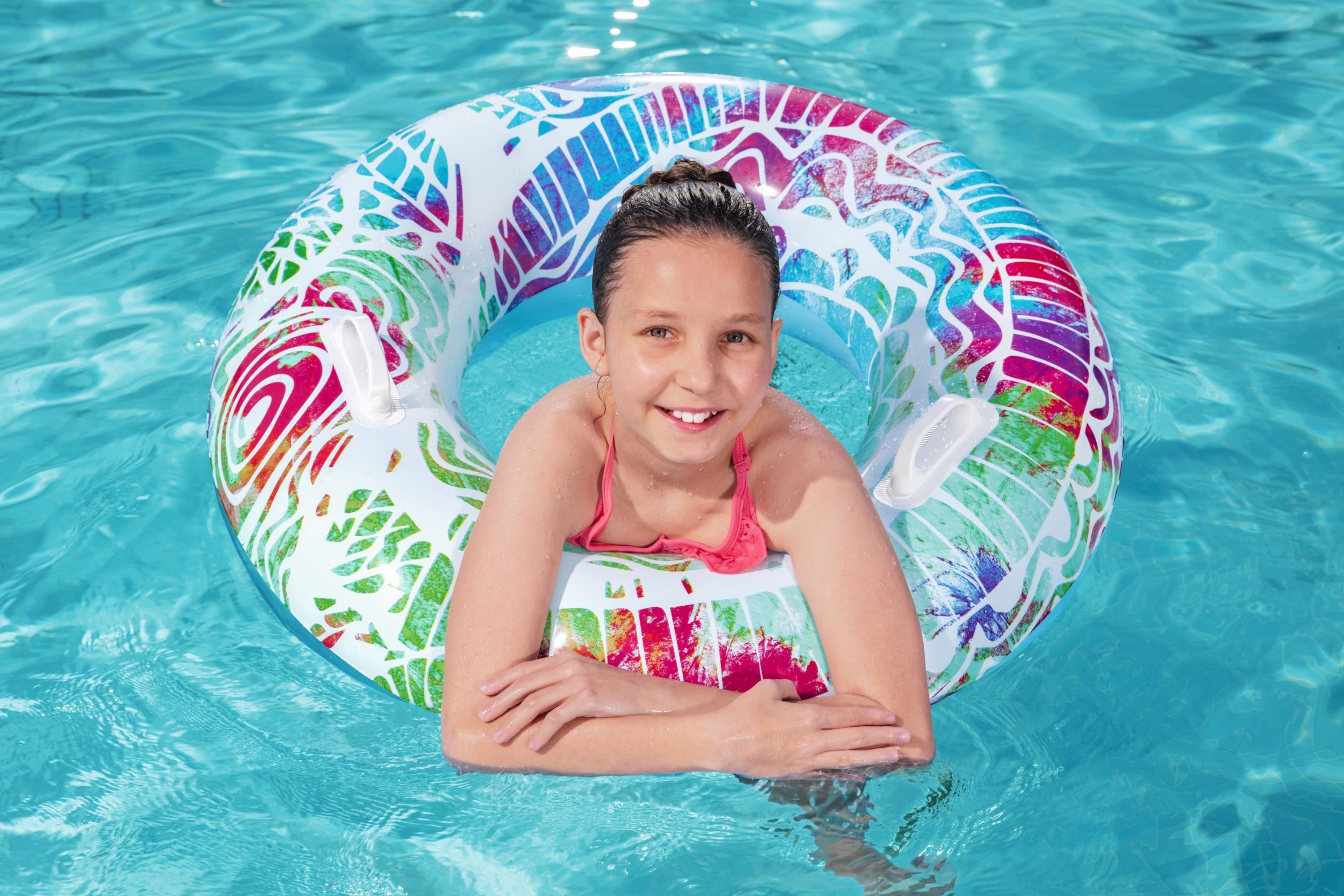 Bestway 36-Inch Summer Swim Ring - Inflatable Pool Float for Adults & Kids - Perfect for Beach, Pool Parties & Summer Fun