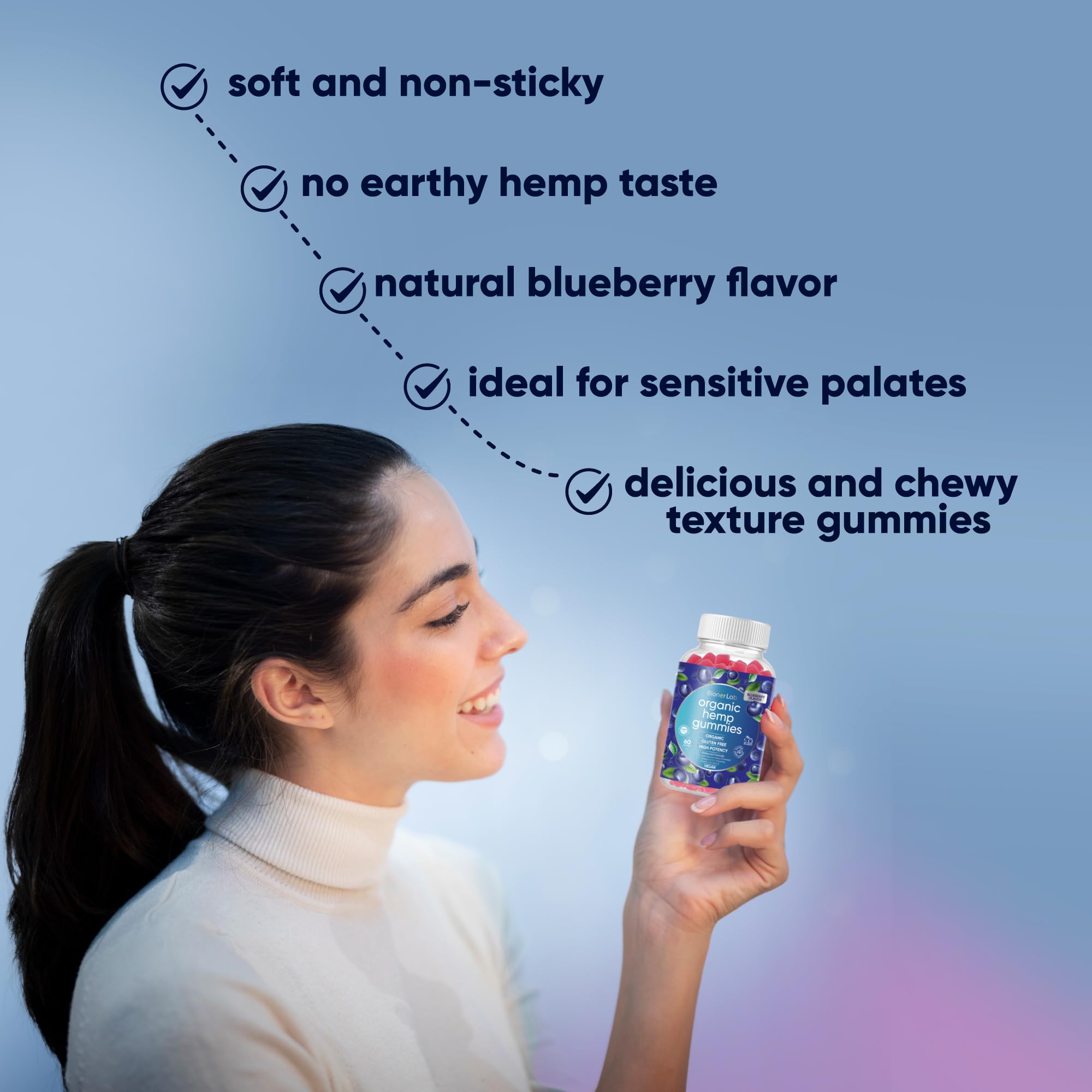 Premium Organic Gummies for Adults - Gluten Free Vitamin Supplement for Men & Women - Boost Energy & Immunity for Workout & Daily Wellness