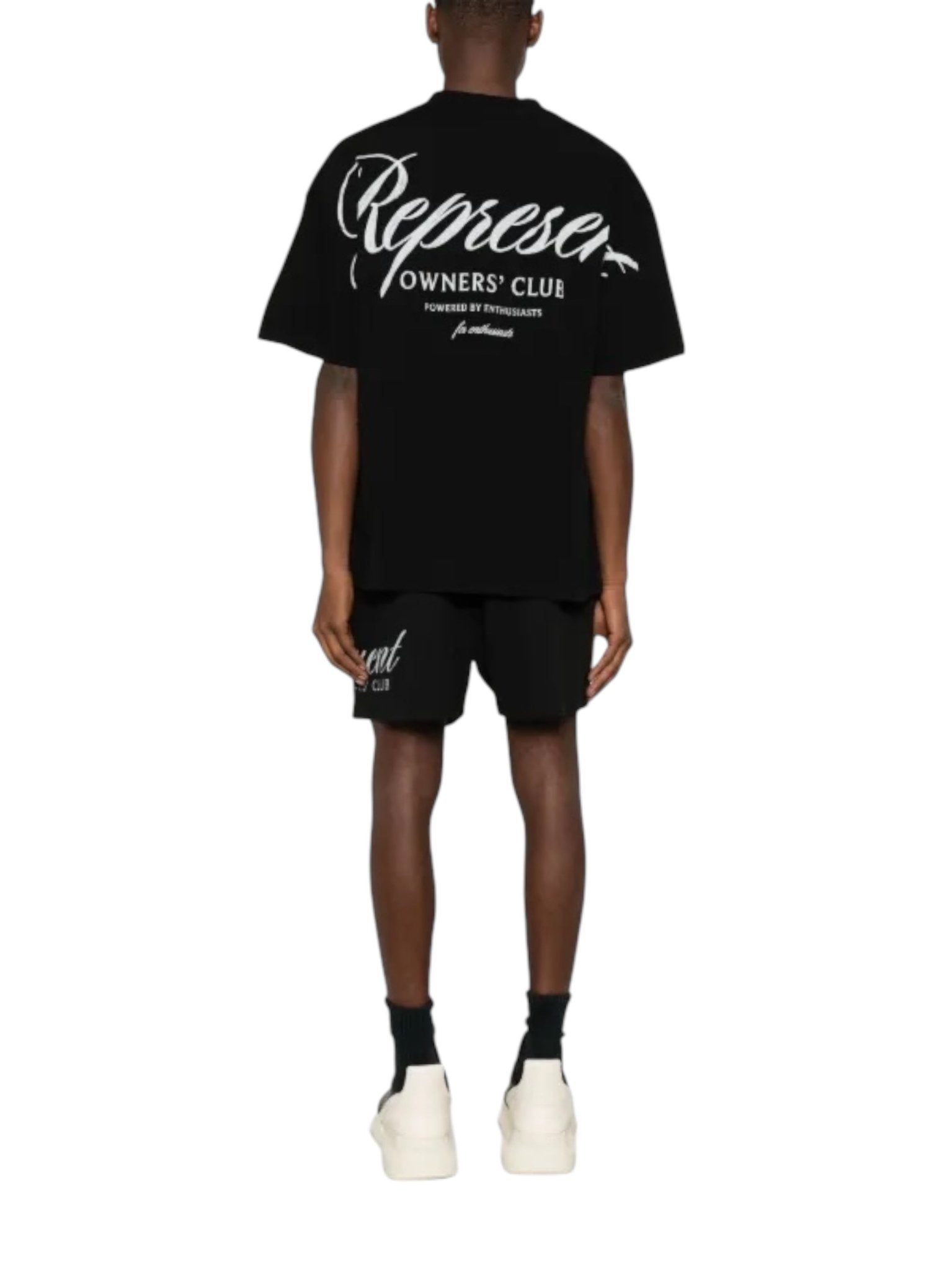 Represent OCM41201 Club Script Black T-Shirt - Casual Streetwear for Men & Women | Perfect for Everyday Wear, Outings & Fashion Statements