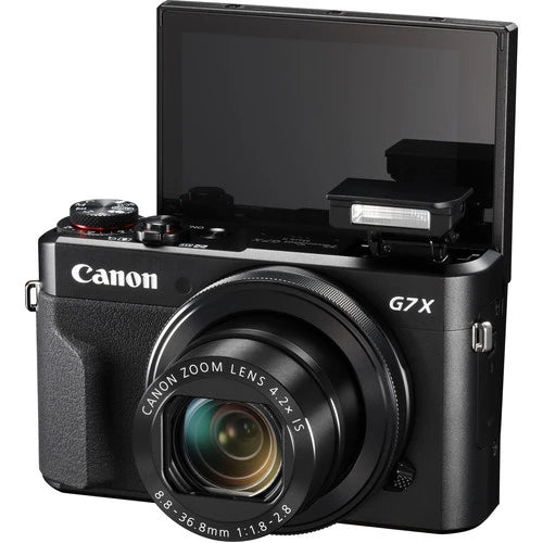 Canon PowerShot G7 X Mark II Digital Camera 20.1MP 4.2x Zoom - Vlogging, Travel & Street Photography Camera with 4K Video & Flip Touch Screen