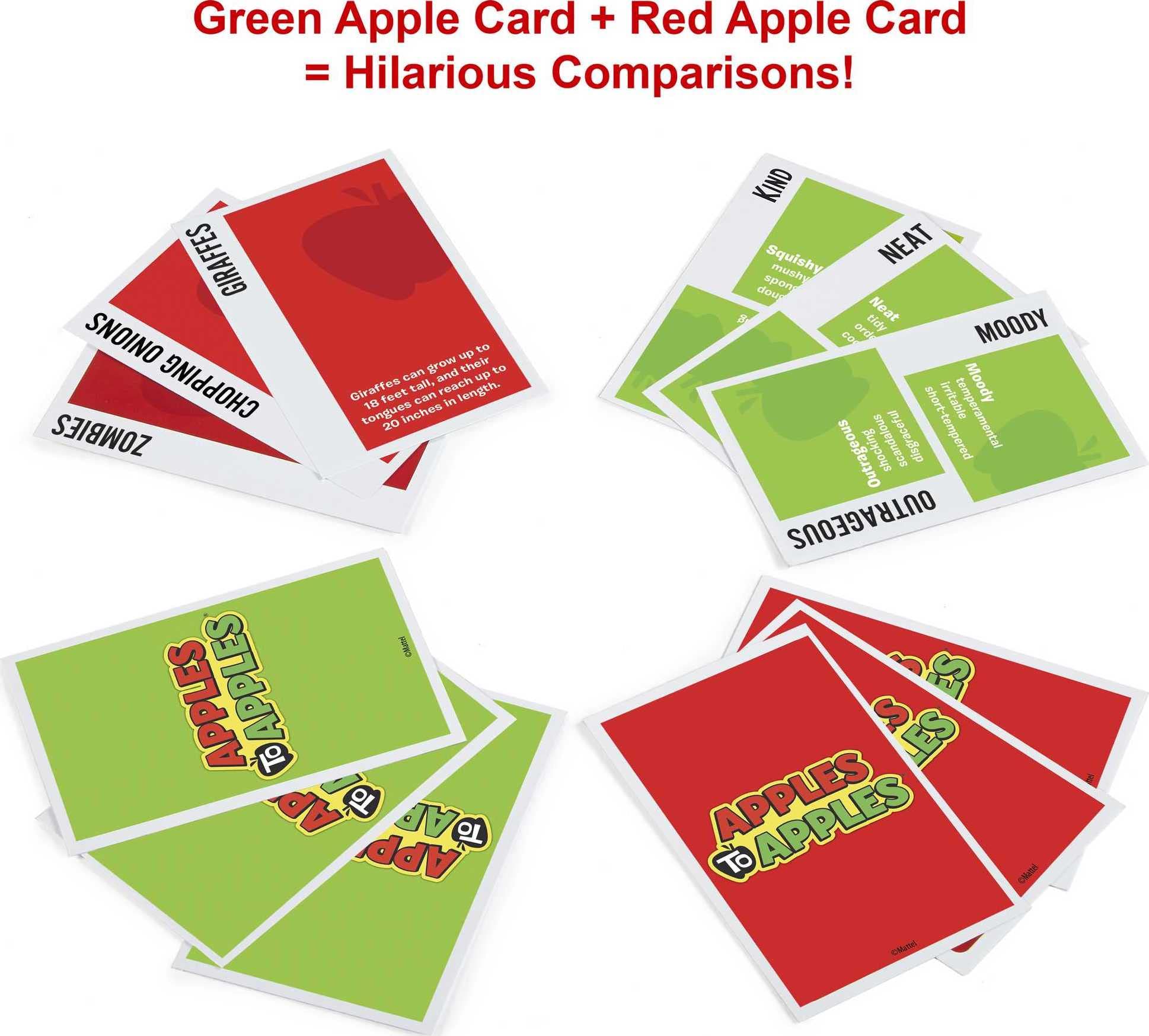 Mattel Games Apples to Apples Party in a Box - Family Card Game with 500+ Cards for Game Nights, Parties, and Family Gatherings