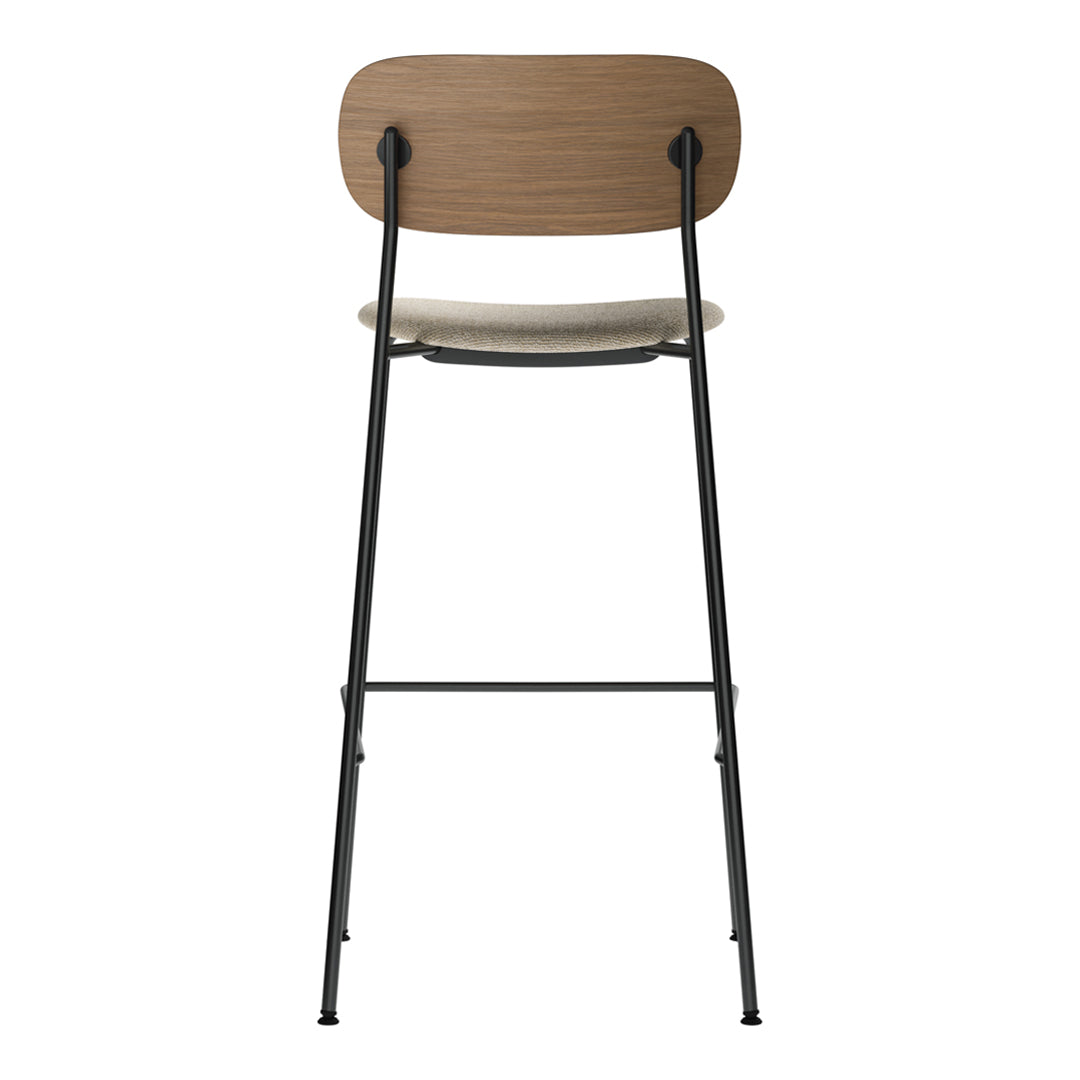 Co Bar Chair with Upholstered Seat - Modern Counter Height Stool for Kitchen Island, Bar, and Dining Room - Comfortable & Stylish Seating Solution