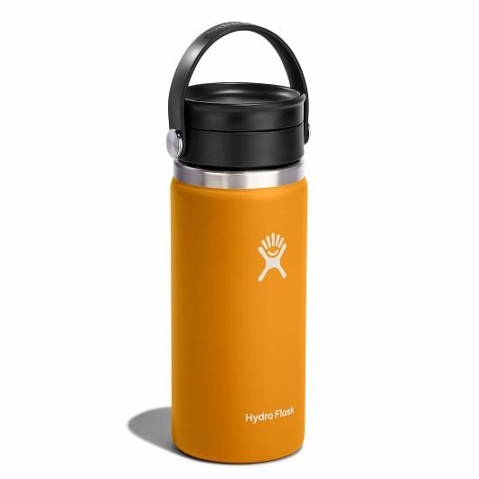 16 oz Wide Mouth Water Bottle with Flex Sip Lid - Leakproof & BPA-Free - Perfect for Gym, Hiking & Outdoor Activities