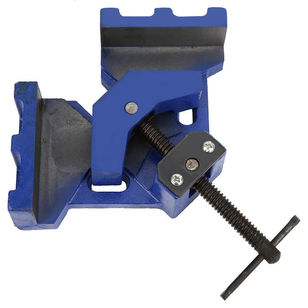 Heavy-Duty 4-Inch 90° Right Angle Clamp - Cast Iron Welding Tool for Woodworking, Metalworking & DIY Projects - Perfect for Welding Equipment, Hardware Accessories & Workshop Use