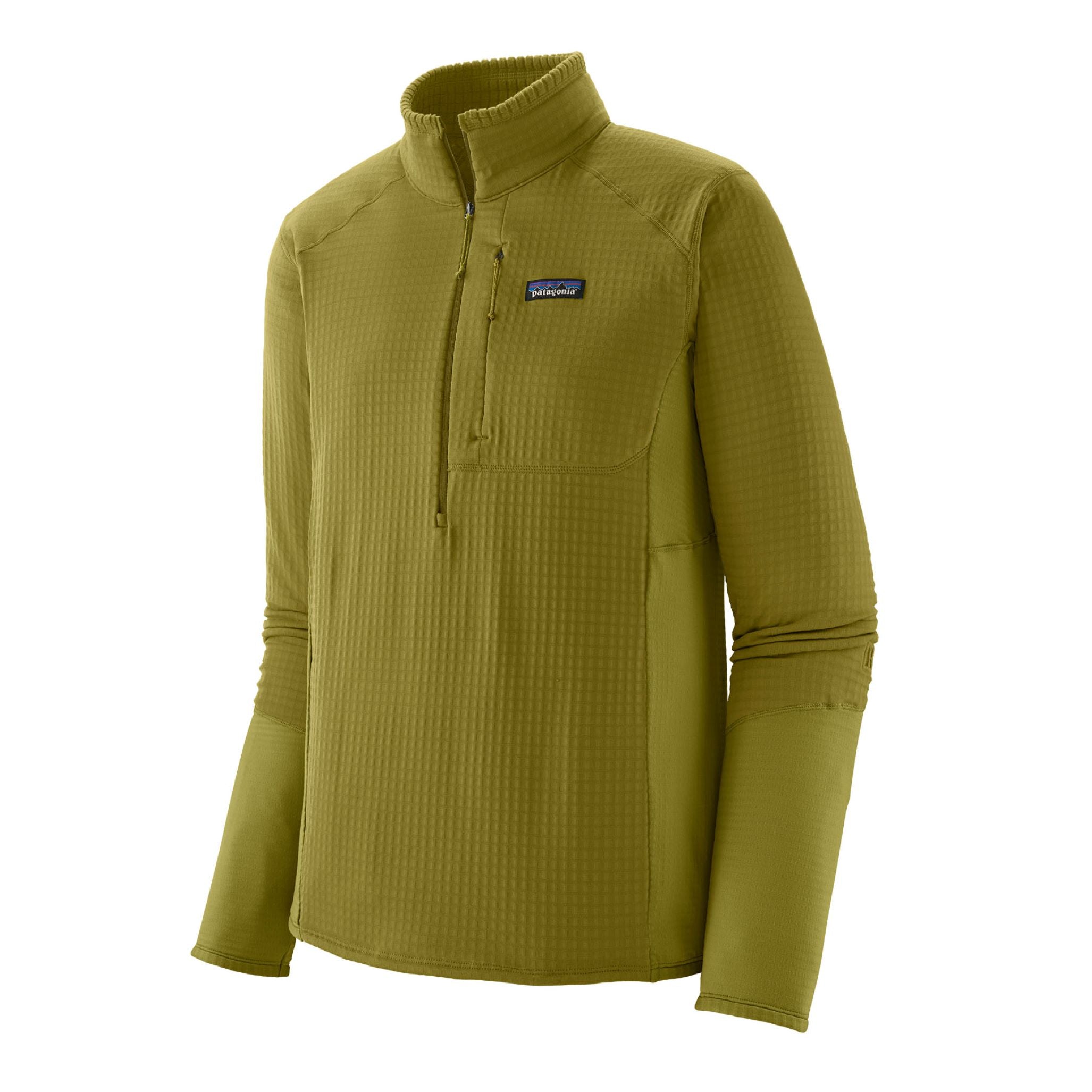 R1® Fleece Pullover for Men - Lightweight, Warm & Breathable Outdoor Jacket - Perfect for Hiking, Camping & Cold Weather Activities