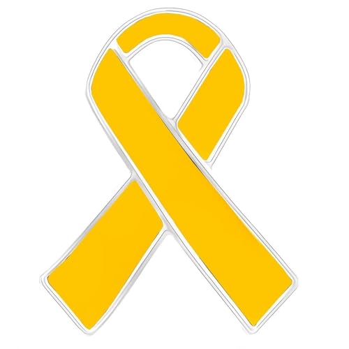 Gold Ribbon Lapen Pin