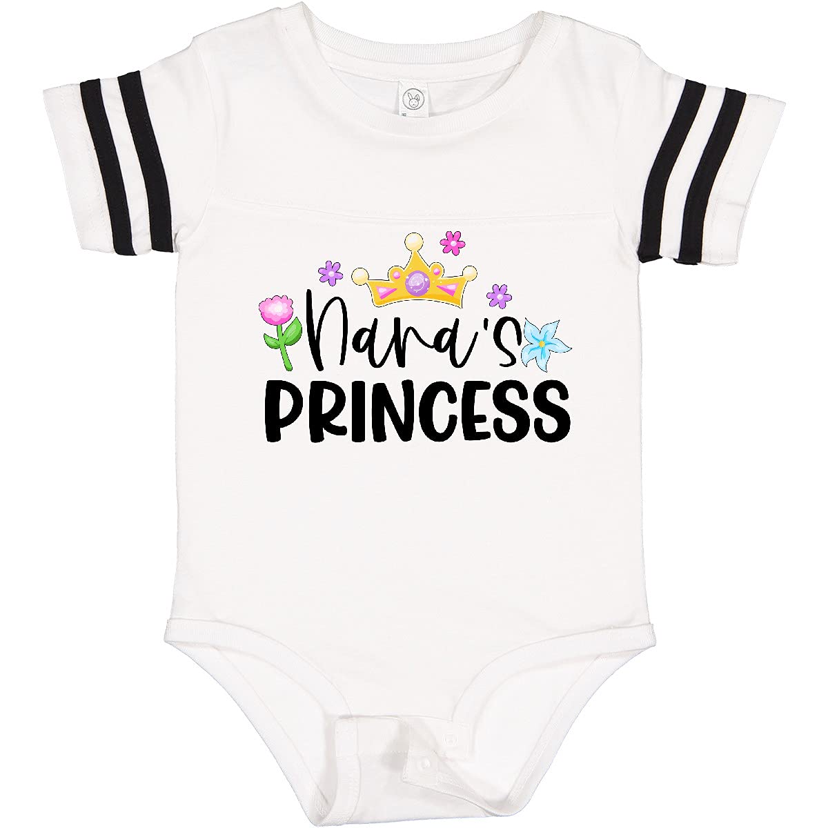 Inktastic Princess Crown Baby Bodysuit for Girls - Birthday & Family Outings