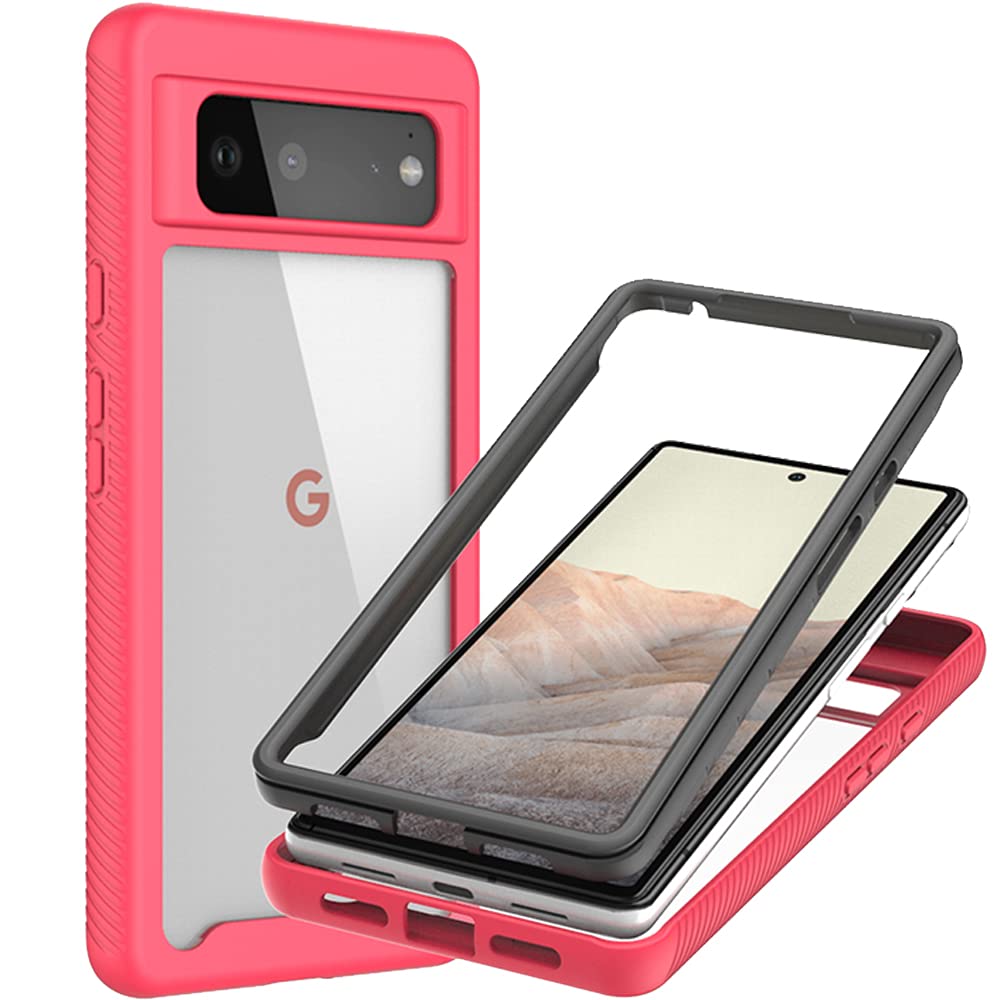 Google Pixel 6 Case - Clear Rugged Anti-Slip Cover | Full Body Protection for Outdoor Use