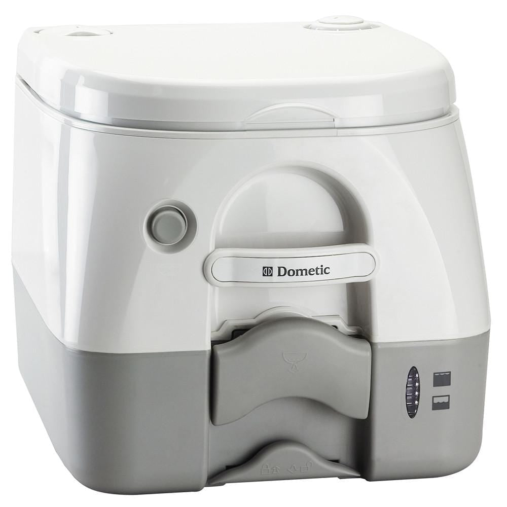Dometic 972 Portable Toilet - 2.6 Gallon Capacity, Lightweight & Compact Gray Travel Toilet for Camping, RV, Boating & Outdoor Adventures