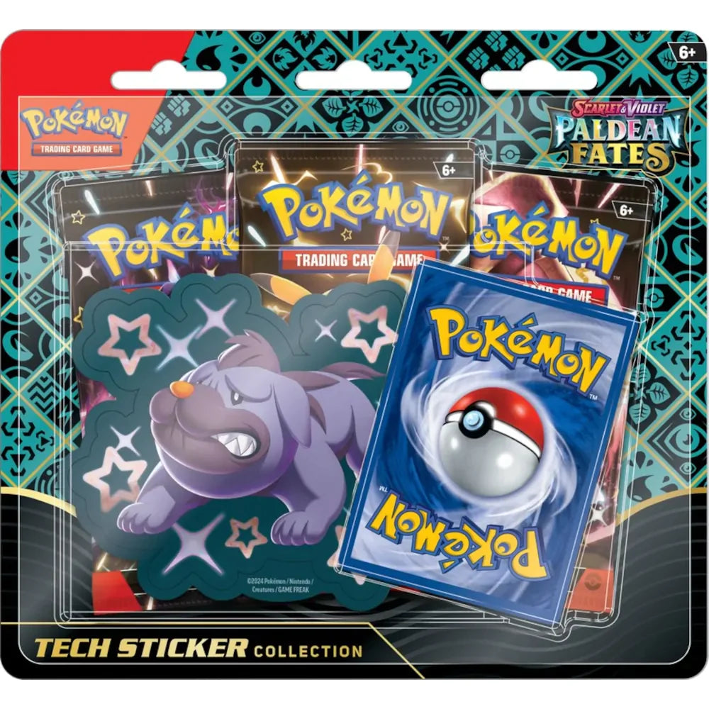 Pokemon Paldean Fates Tech Sticker Collection - Premium Vinyl Decals for Laptops, Phones & Gaming Accessories - Perfect for Fans, Gifts & Customization
