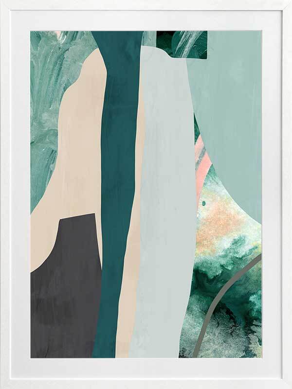 Deep Dive I Framed Art Print - Ocean Themed Wall Decor for Living Room, Bedroom & Office - Modern Canvas Painting for Home & Office Decor