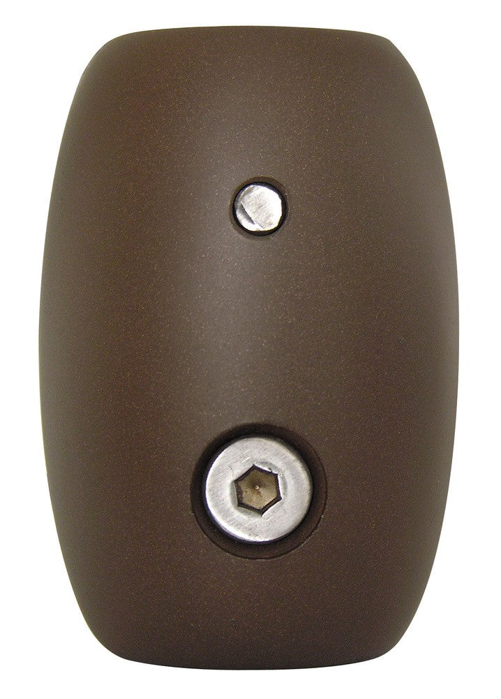 1/2 Inch Downrod Coupler in Oiled Bronze - Ceiling Fan Accessory for Seamless Installation in Living Room, Bedroom or Patio