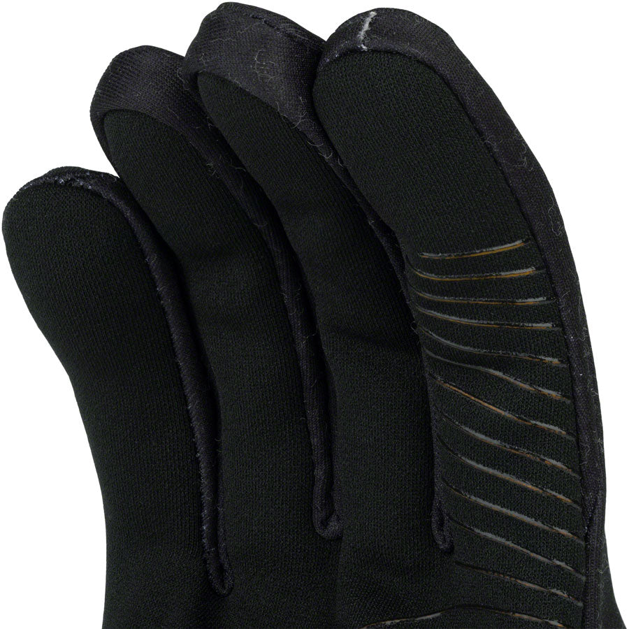 45NRTH 2023 Risor Liner Gloves - Black Full Finger Winter Gloves for Men & Women, X Large - Perfect for Skiing, Snowboarding & Cold Weather Activities