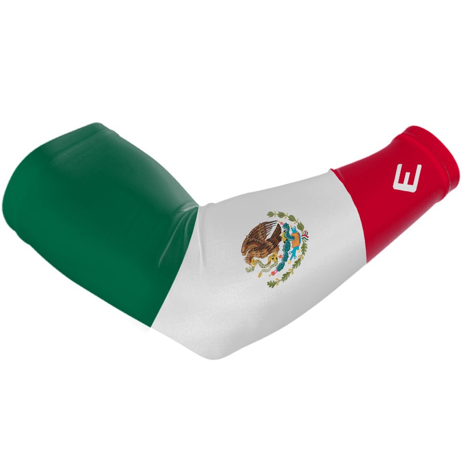 Mexico Flag Arm Sleeve - Patriotic Compression Sleeves for Sports, Running & Outdoor Activities - Show Your National Pride During Workouts & Events