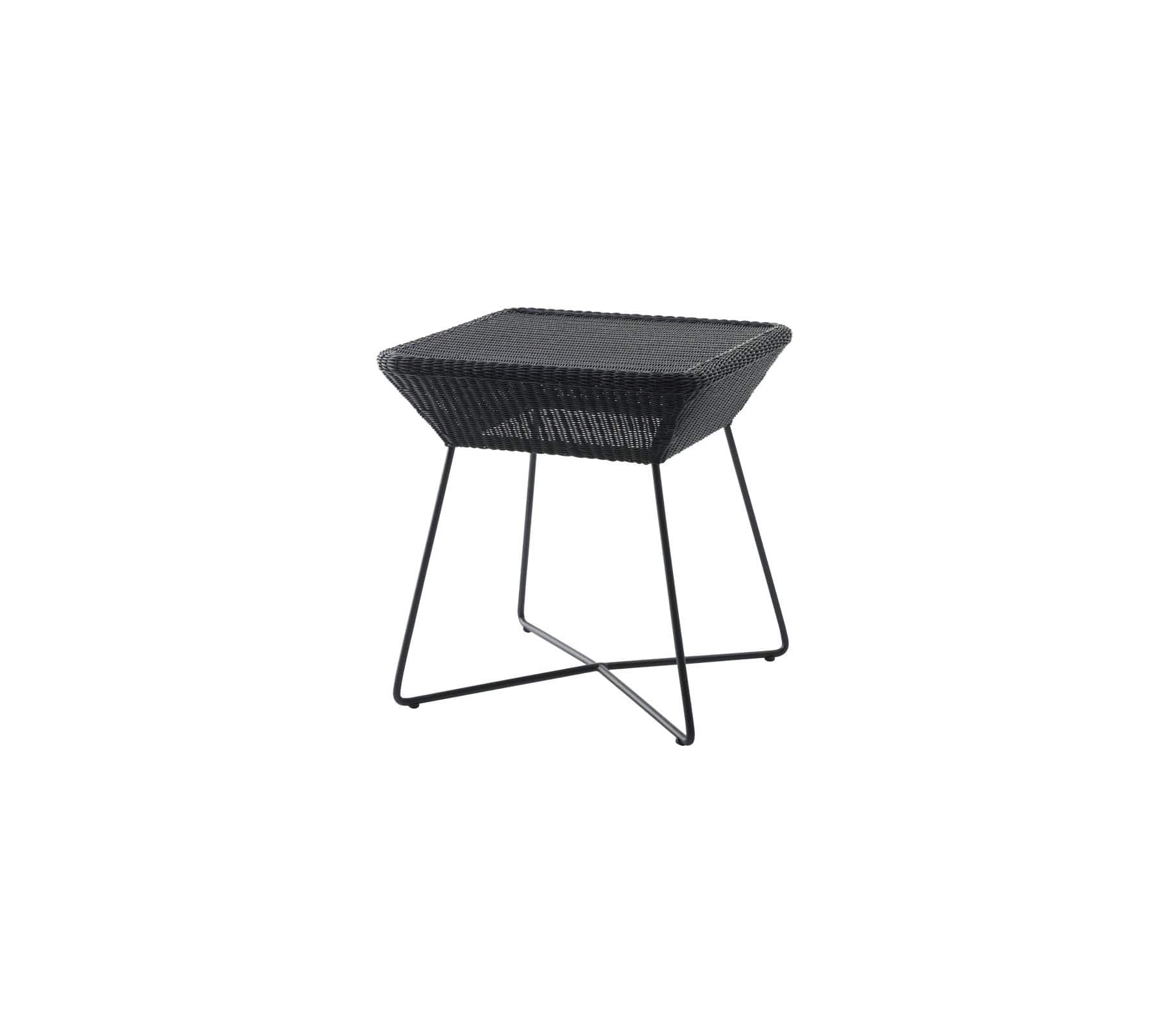 Breeze Outdoor Side Table - Lightweight Patio Coffee Table for Garden, Poolside & Balcony - Perfect for Drinks, Books & Decor