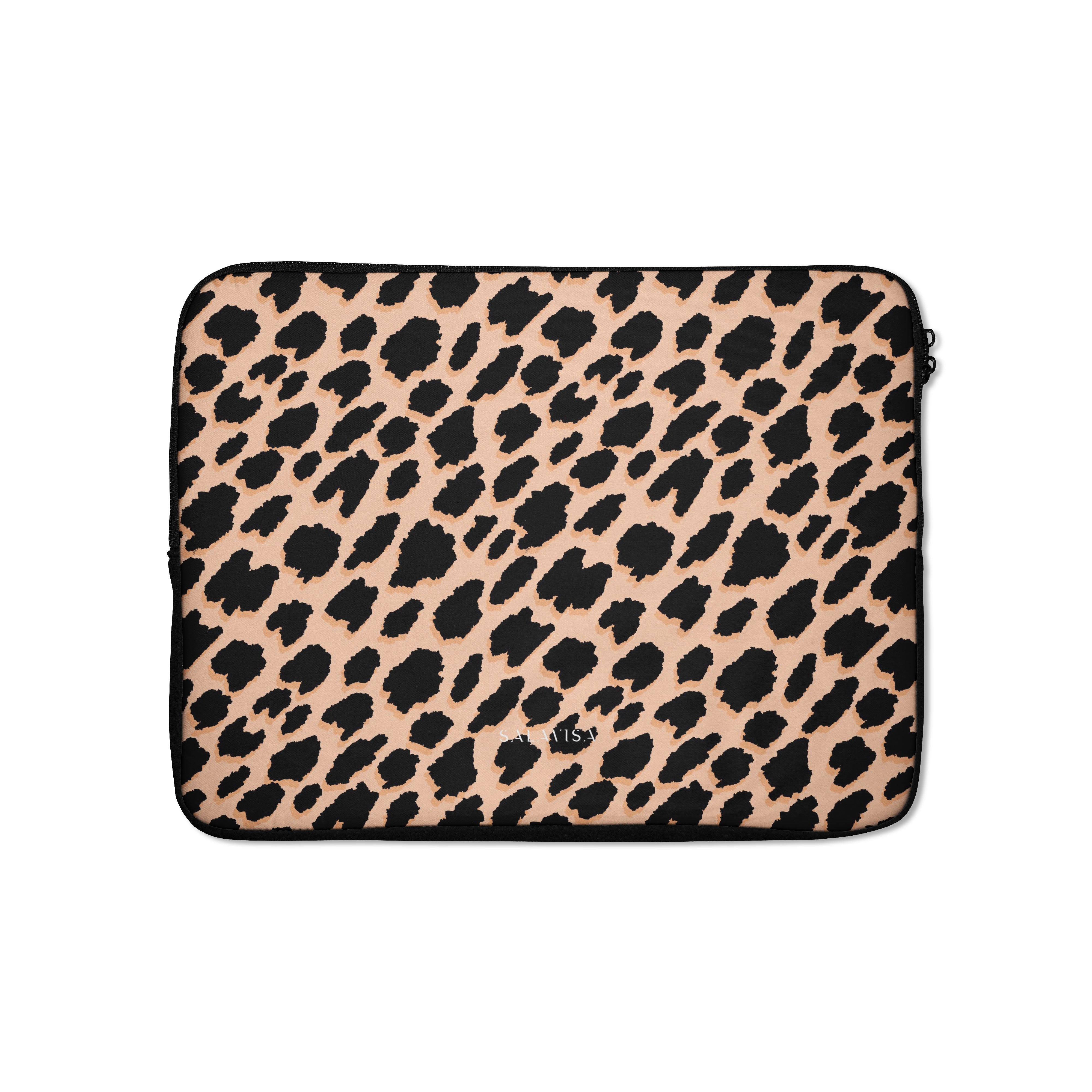 Stylish Pink Leopard Print Laptop Sleeve Case - 13 Inch MacBook Air/Pro Protective Cover - Perfect for Work, School & Travel Accessories
