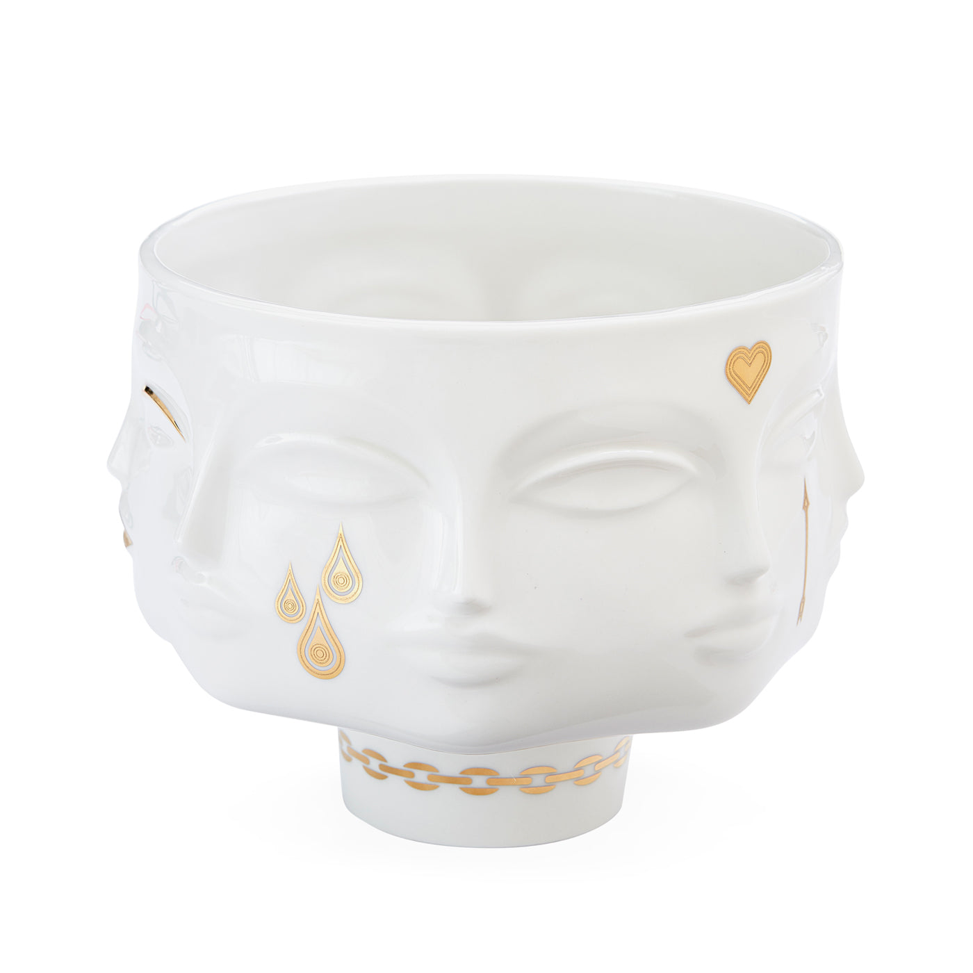 Gilded Dora Maar Bowl - Elegant Decorative Ceramic Bowl for Home Decor, Gift Giving & Table Centerpiece | Perfect for Dining, Display & Special Occasions