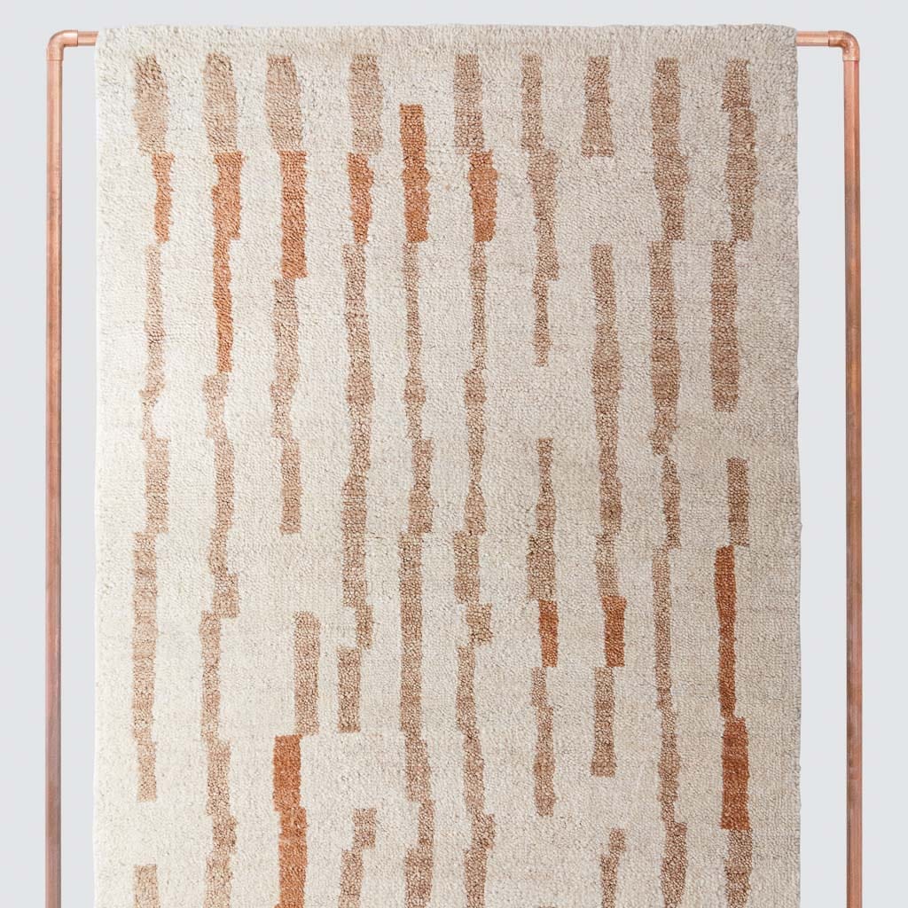 Hand Knotted Area Rug by Nitara - Premium Wool Living Room Carpet for Home Decor, Bedroom & Office