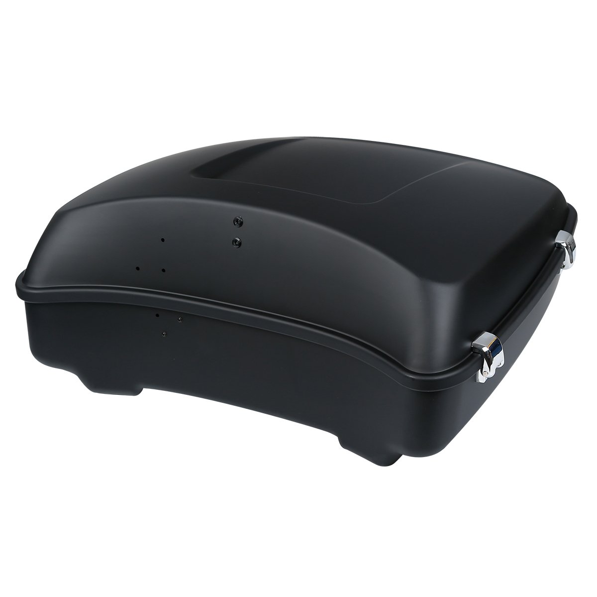 XMT-MOTO Matte Black Chopped Tour Pack Luggage Kit with Pad, Fitted Lining & Rack for Harley Touring (Road King, Road Glide, Street Glide, Electra Glide, Ultra-Classic 2014-2023) - Perfect for Long Rides, Road Trips & Motorcycle Travel Accessories